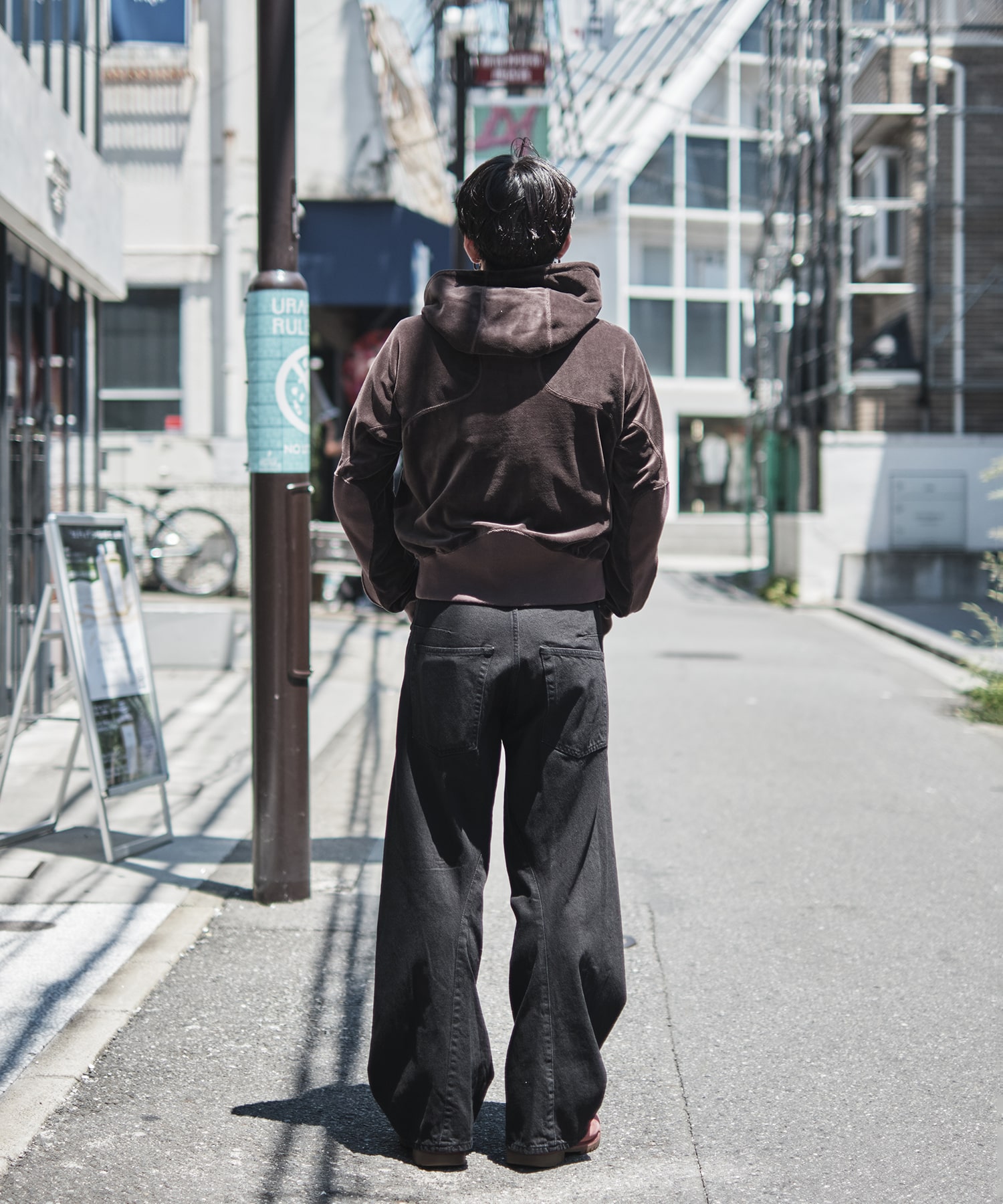 VELOUR ZIP UP HOODIE NVRFRGT