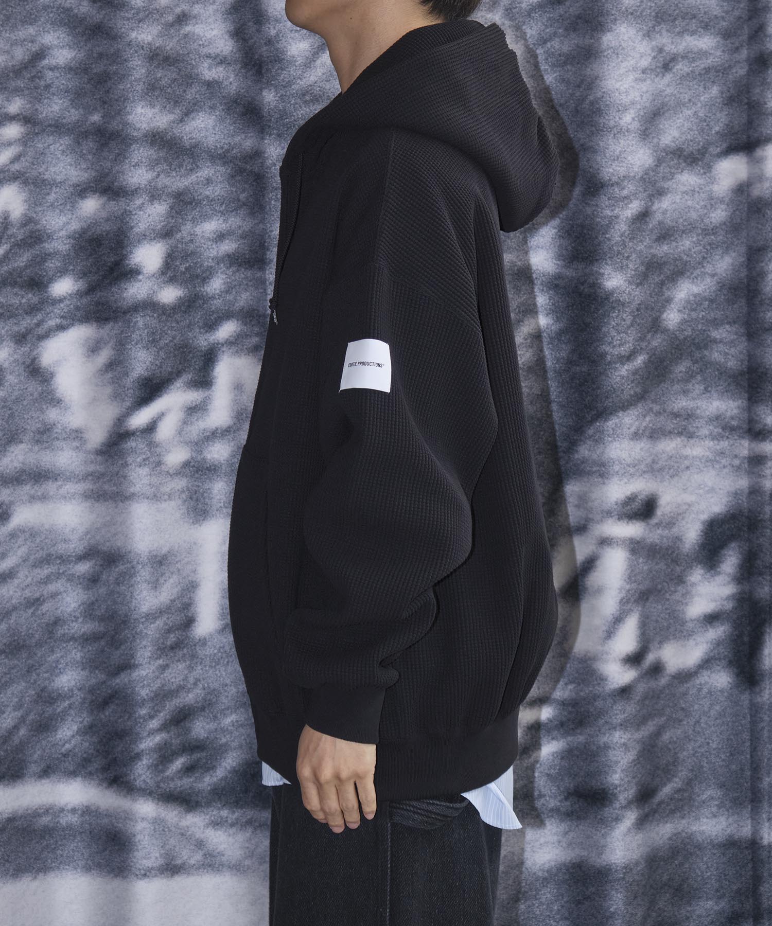 N/C Waffle Zip Hoodie COOTIE PRODUCTIONS