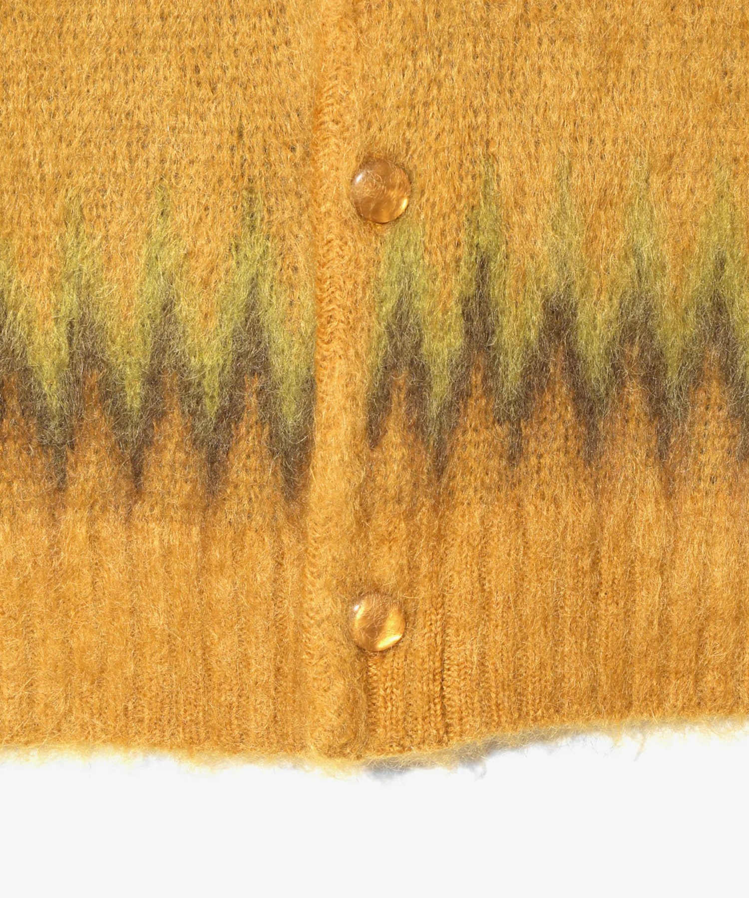 Mohair Cardigan Argyle Needles
