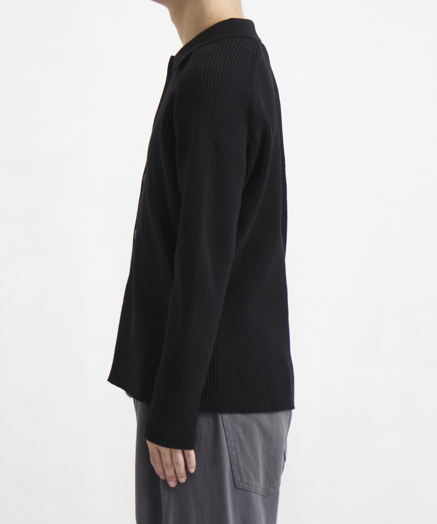 RIBBED SHIRT CARDIGAN CONZ