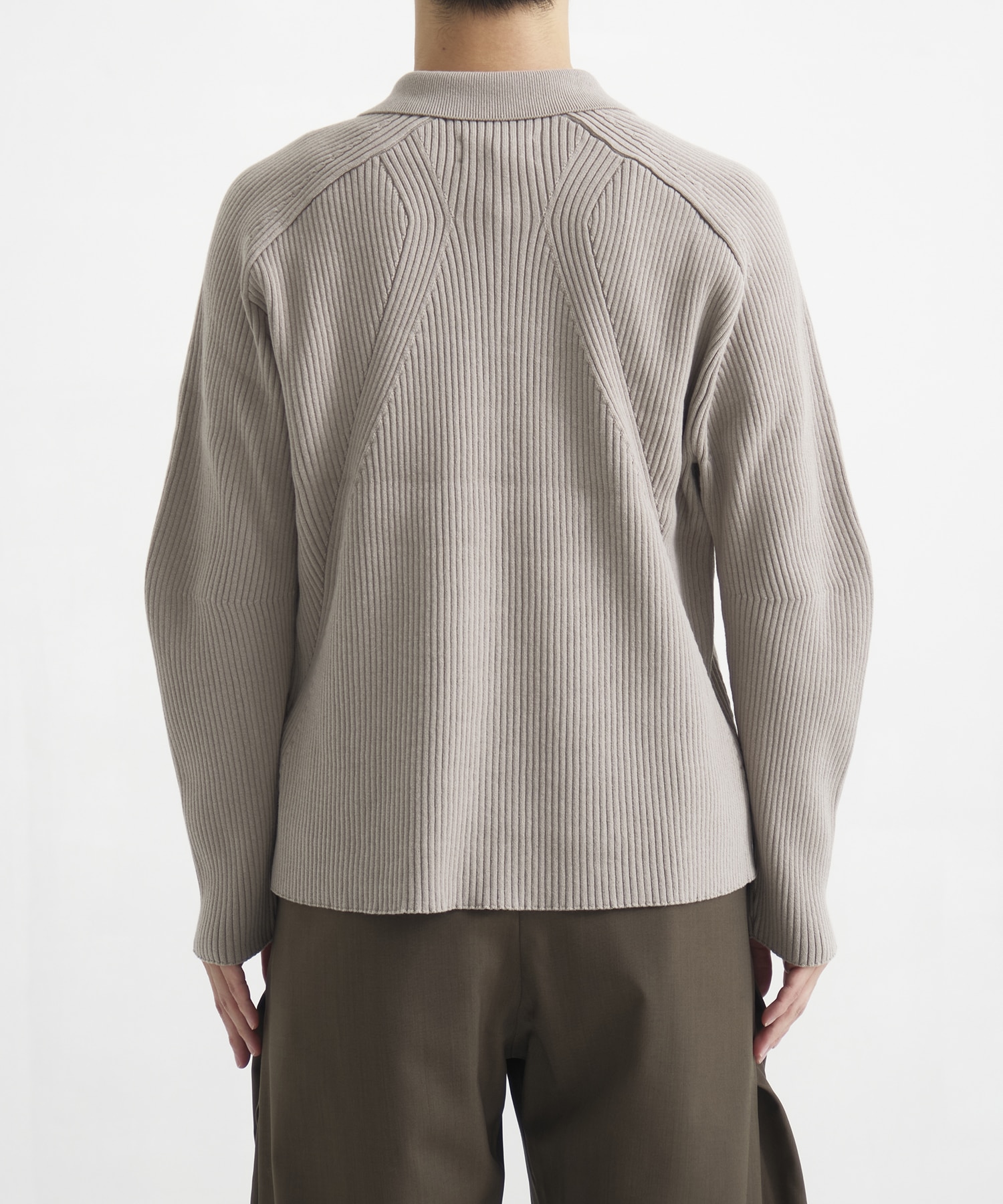 RIBBED SHIRT CARDIGAN CONZ