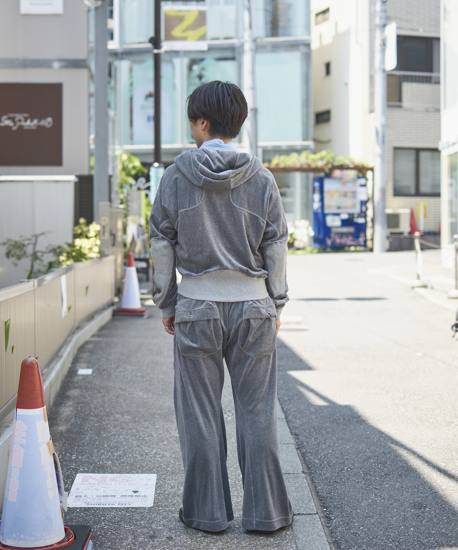 VELOUR 3D TWISTED LOUNGE PANTS NVRFRGT