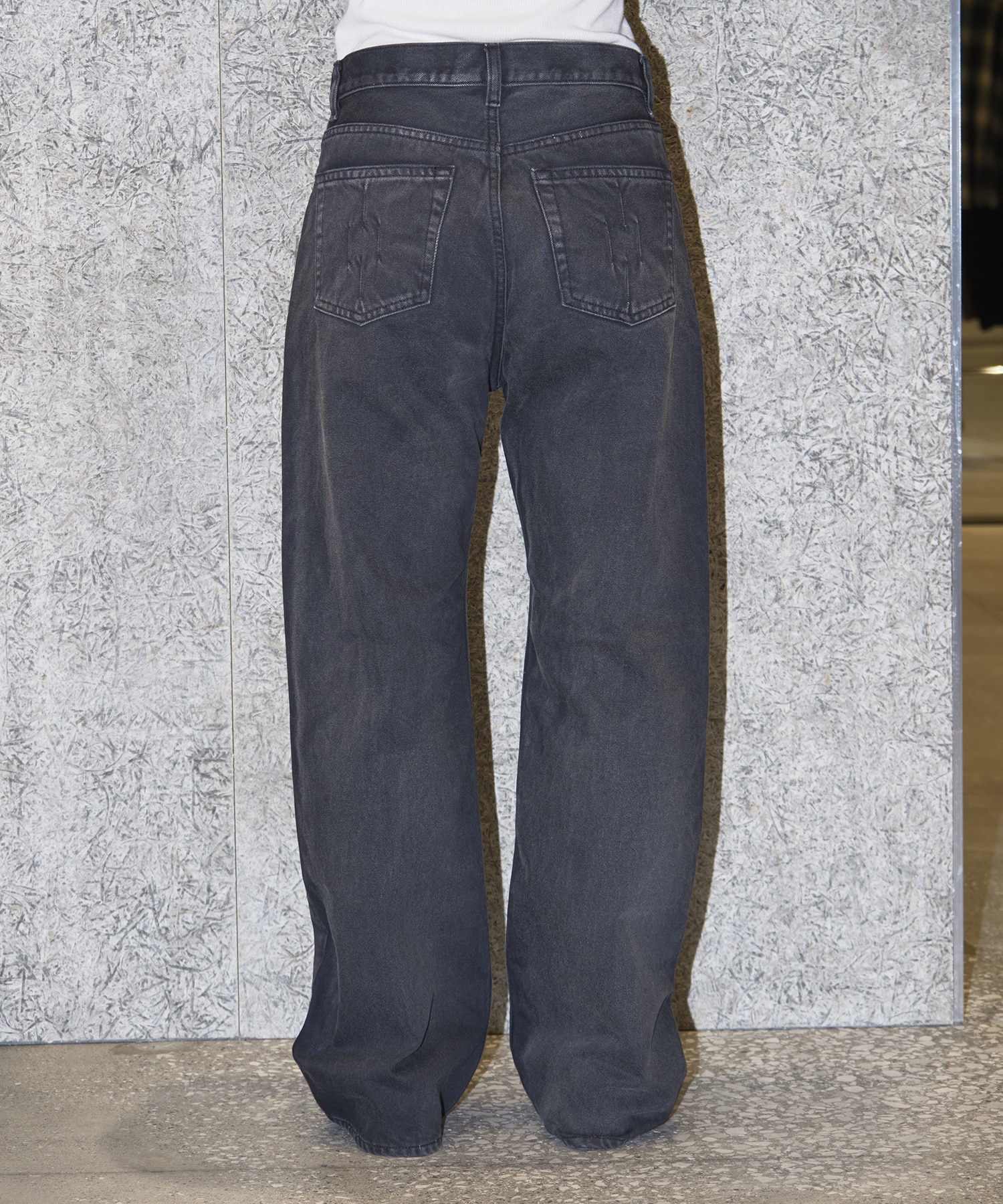 GEOMETRY DENIM PANTS STEAF