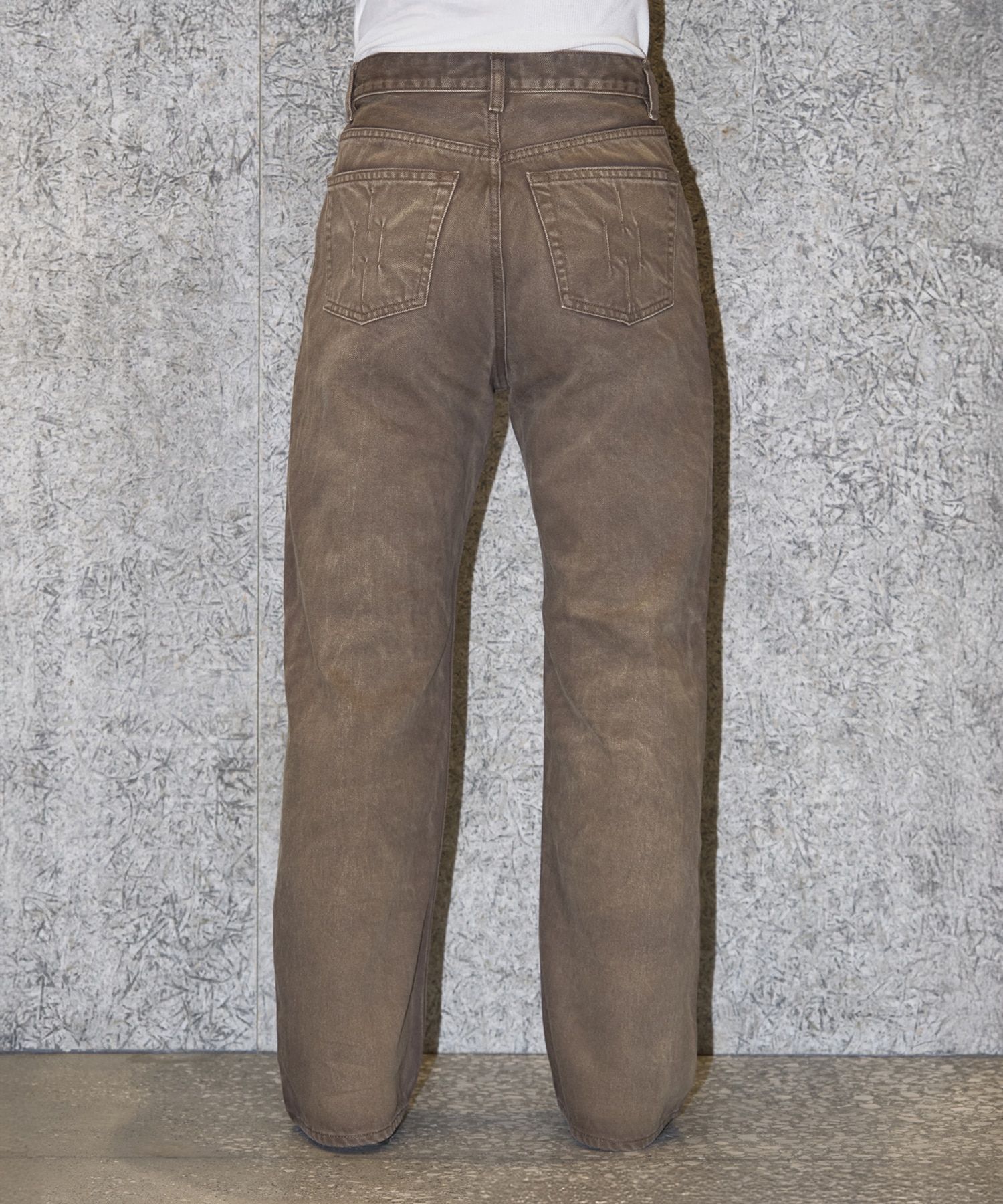 GEOMETRY DENIM PANTS STEAF