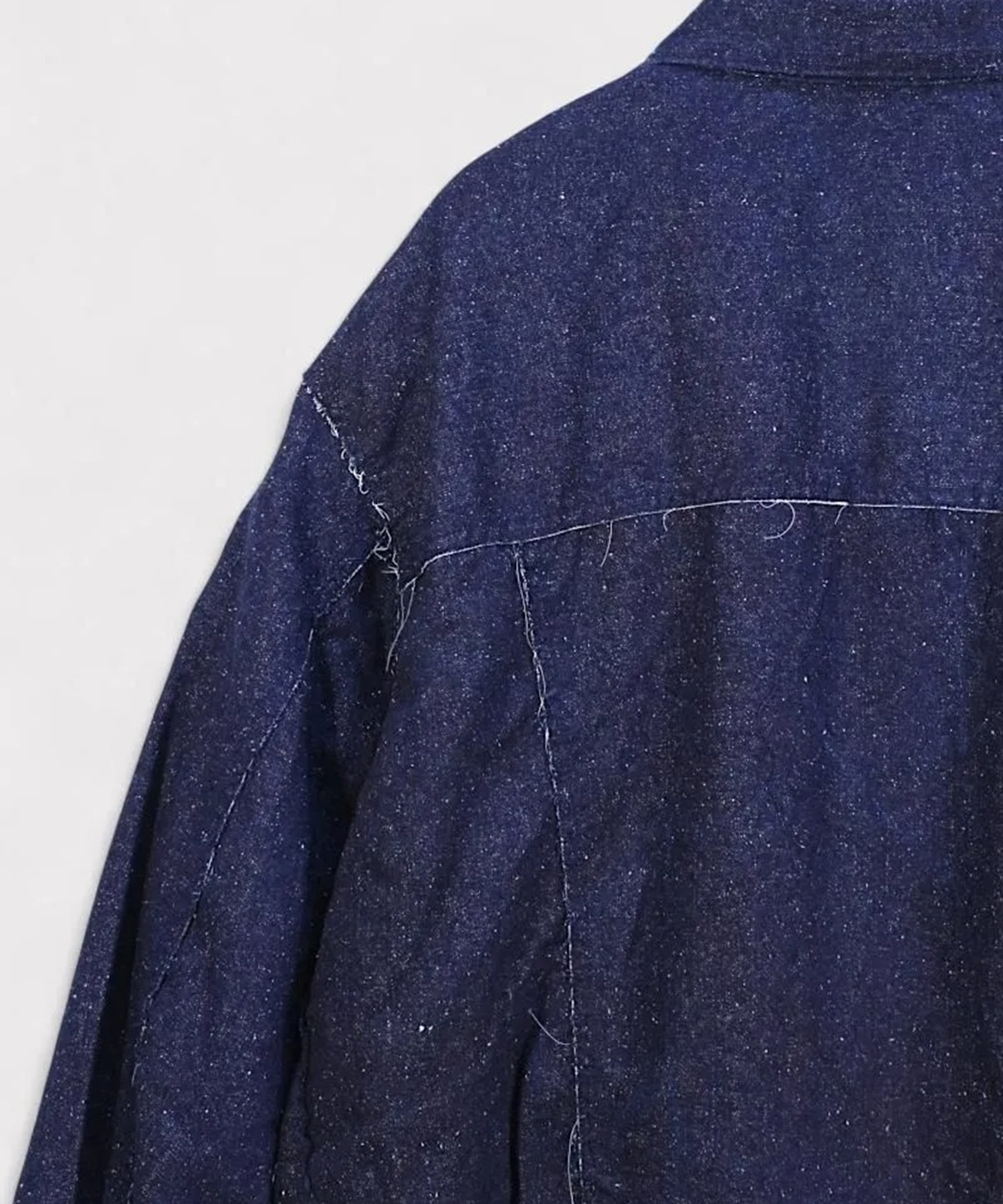 SILK DENIM JACKET Midorikawa
