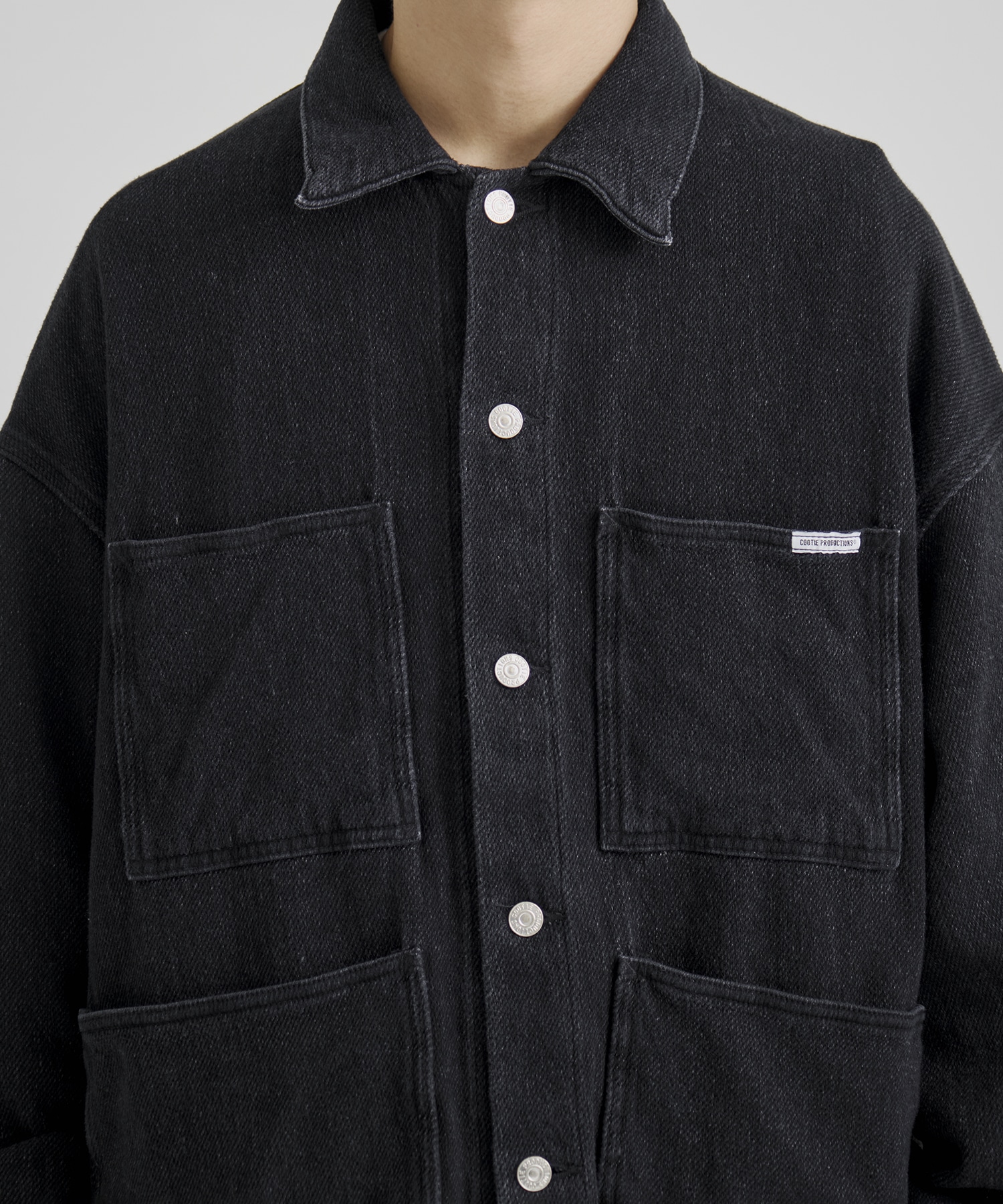 Sulfur Dyed Exaggerated Twill Coverall COOTIE PRODUCTIONS