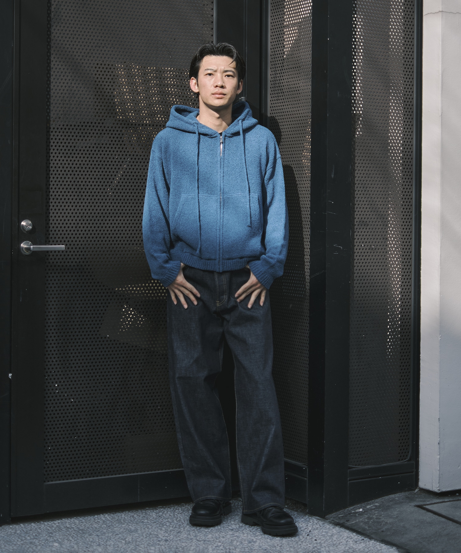 WOOL TERRY KNIT ZIP HOODIE SimplyComplicated