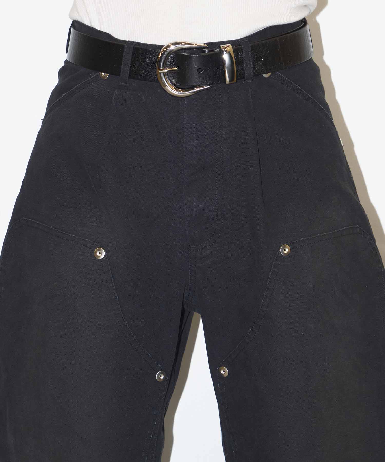 BASICKS×DUCK DOUBLE KNEE CURVED LEG PANTS CONZ