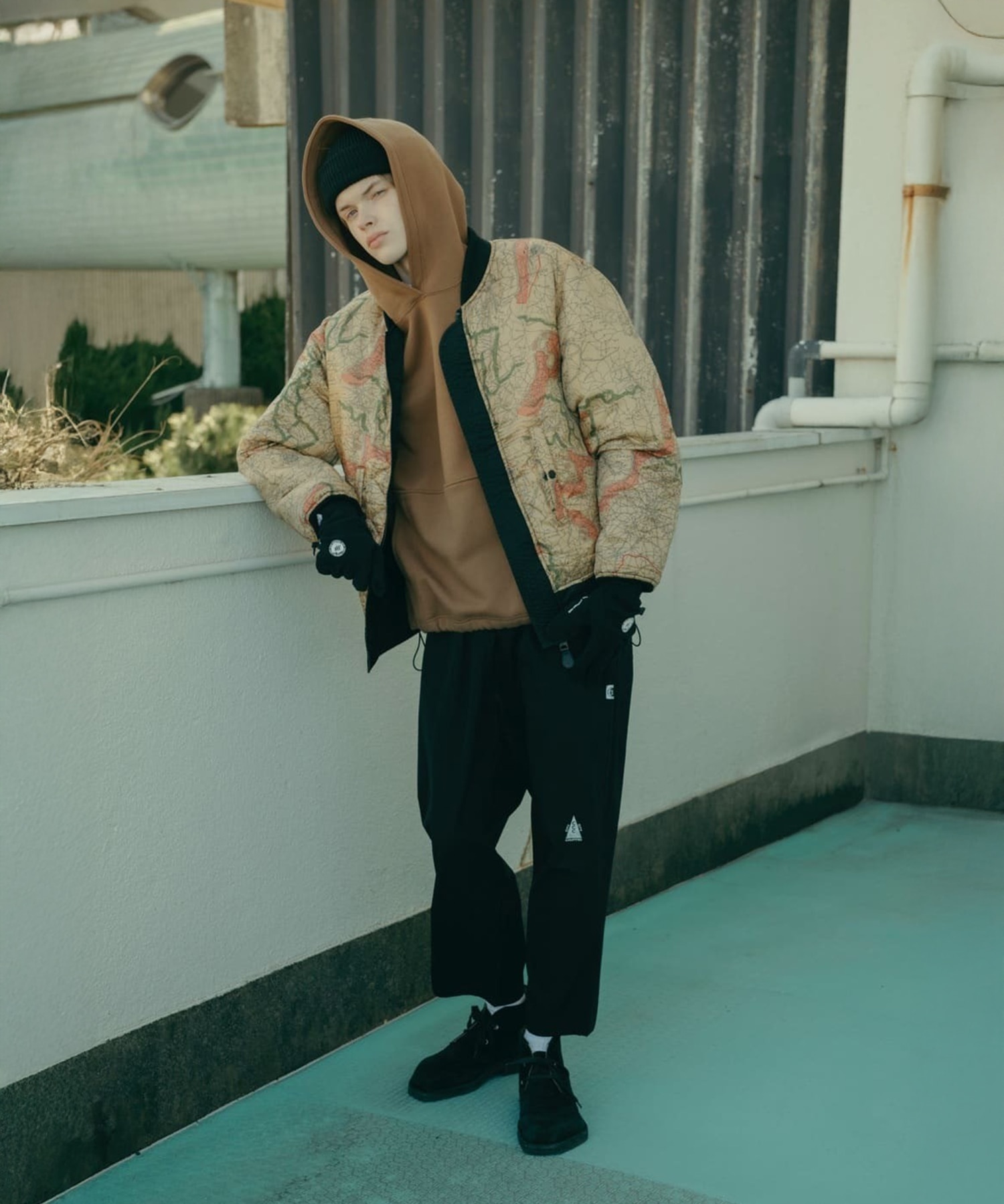 CITY COUNTRY CITY×AVIREX APPLIQUE LOGO MA-1 CITY COUNTRY CITY