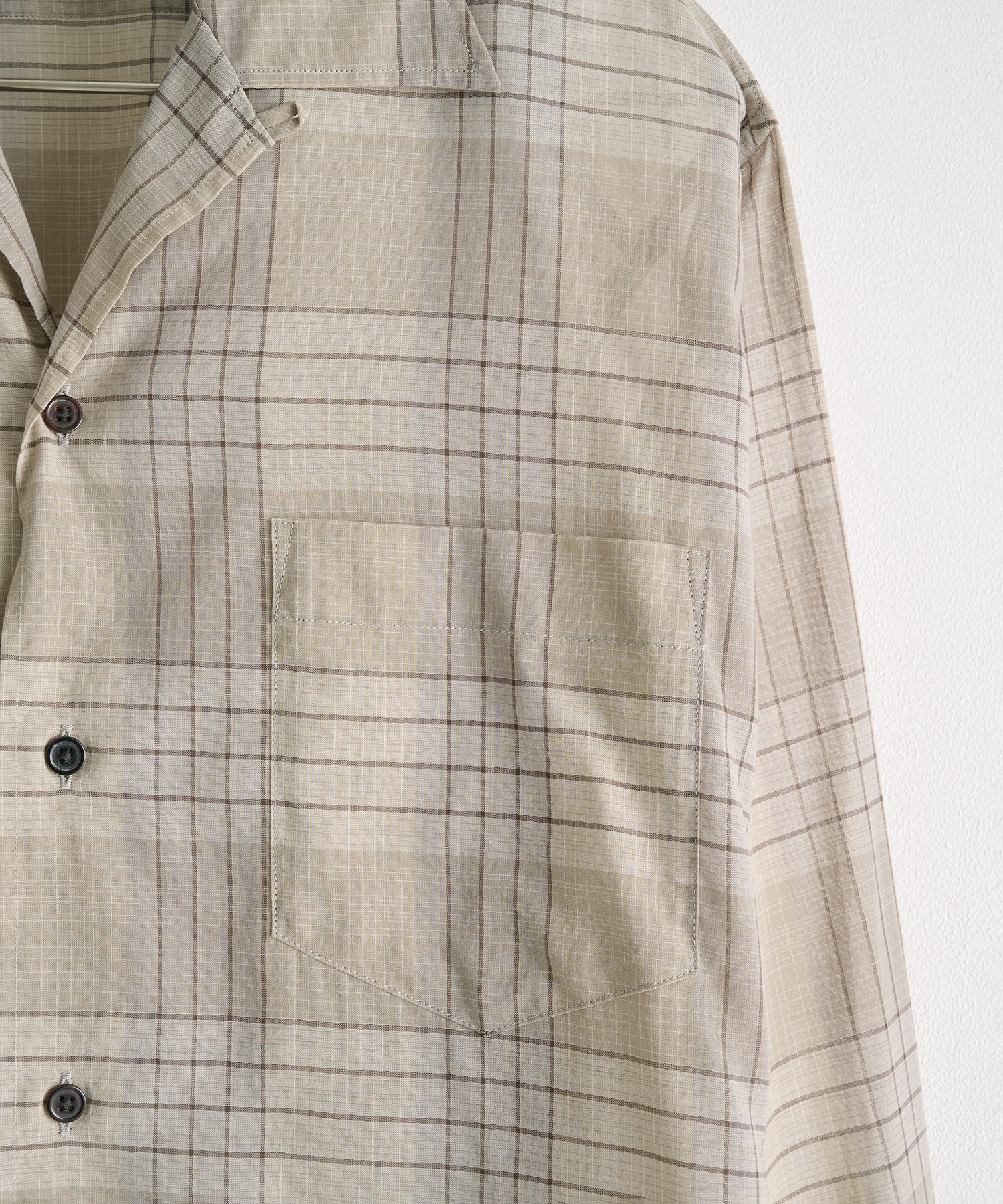 OPEN COLLAR L/S SHIRT MARKAWARE/marka