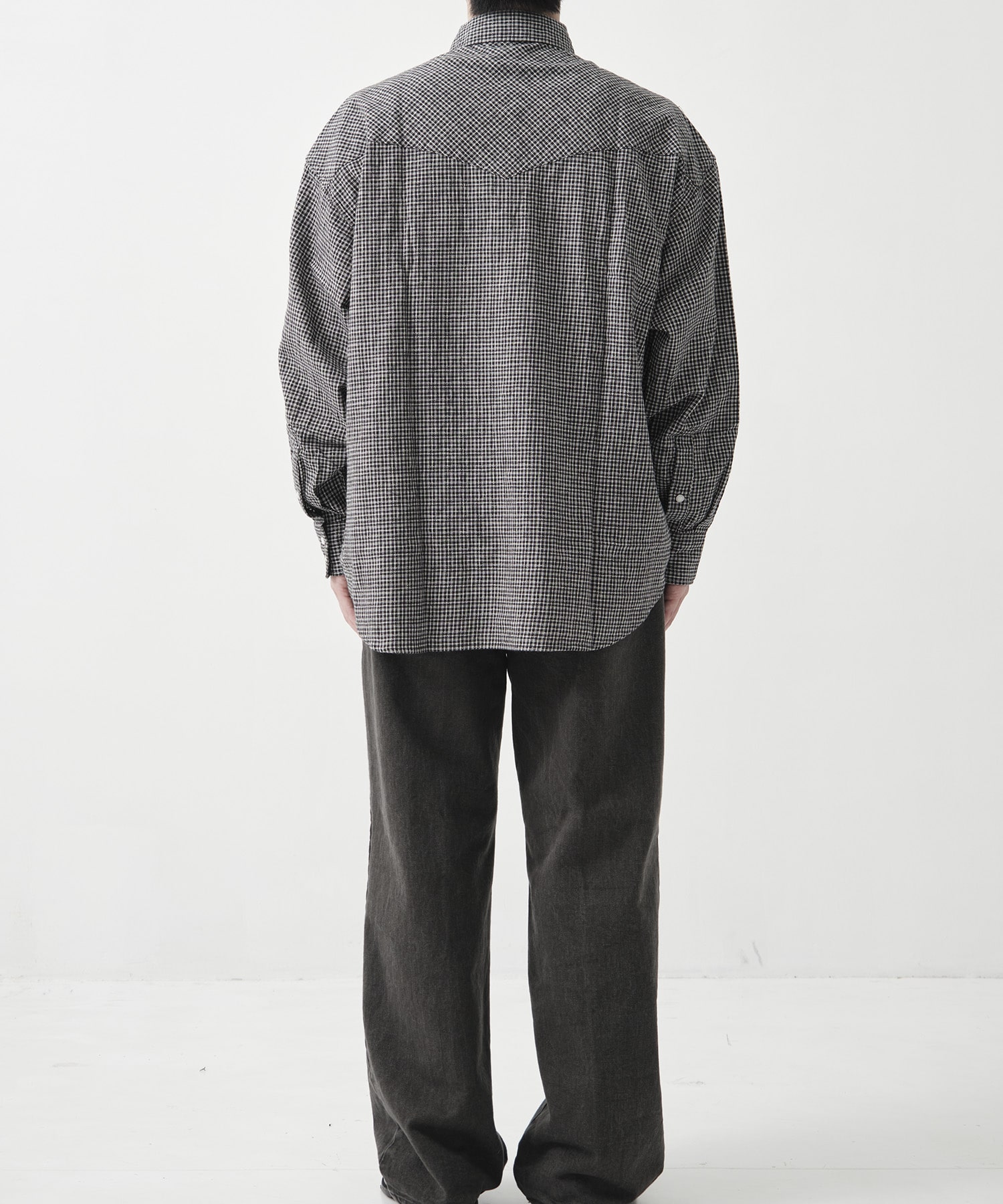 Dobby Gingham Check L/S Western Shirt COOTIE PRODUCTIONS