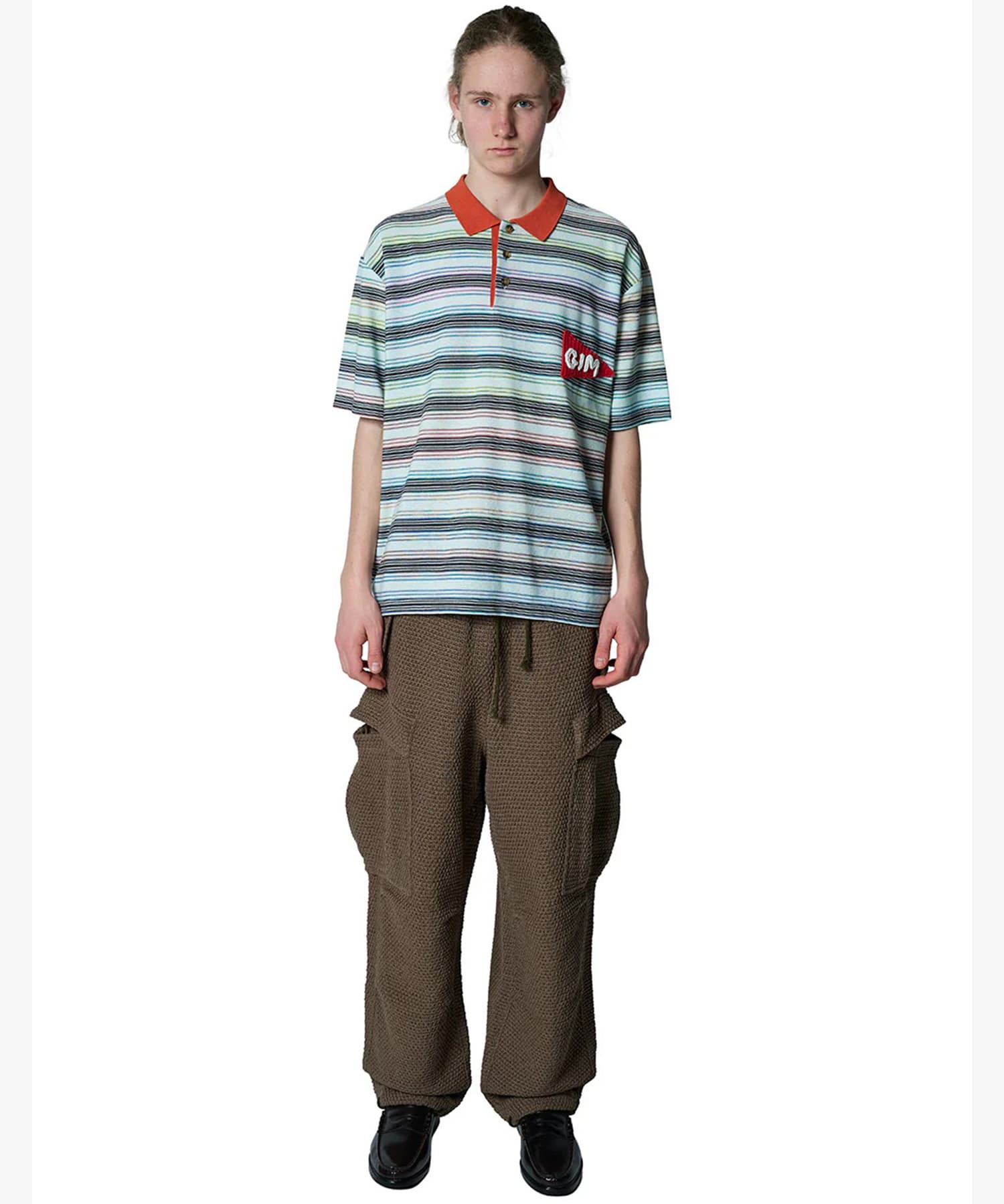 Border Knit Polo gim context