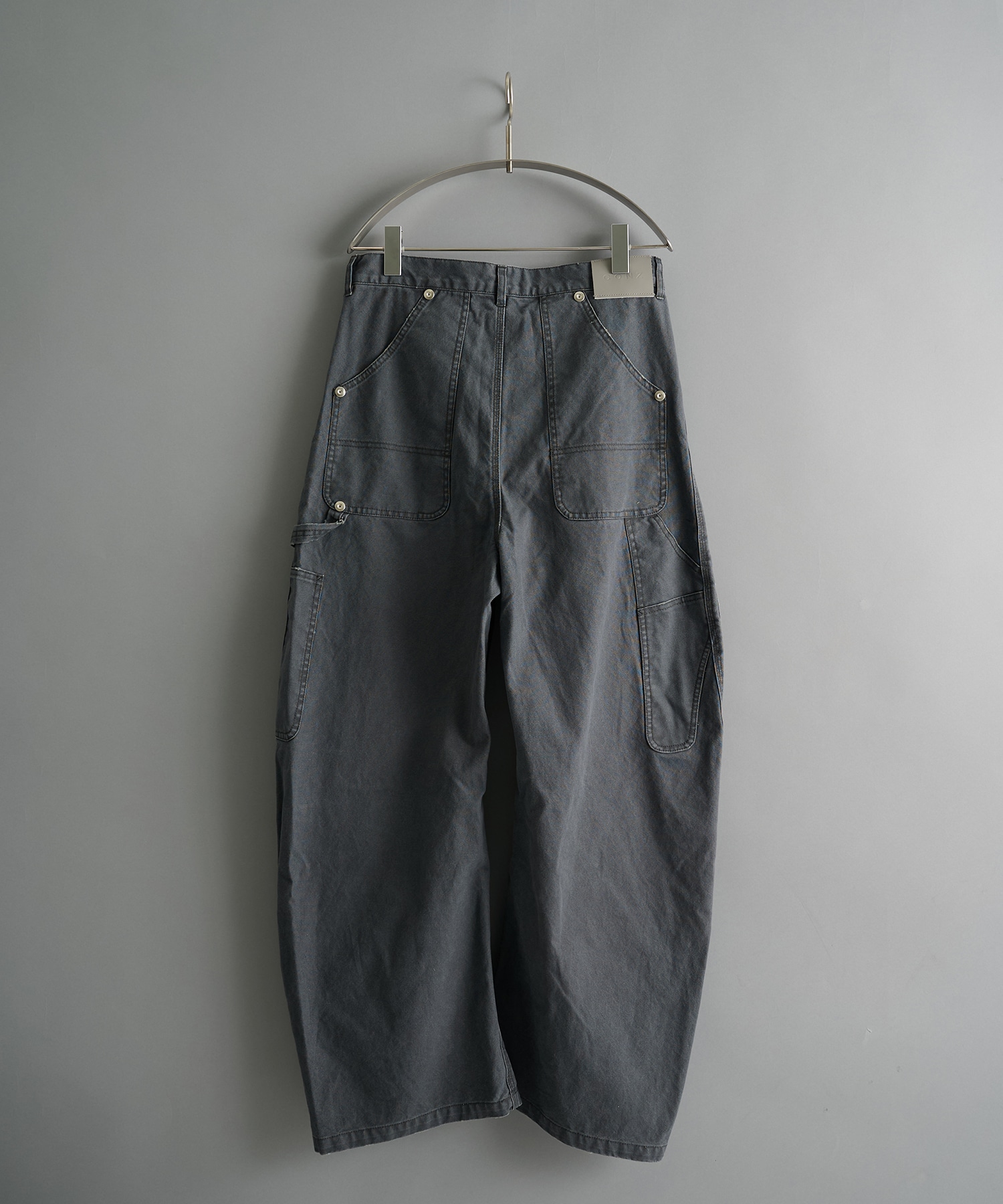duck double knee curved leg pants CONZ