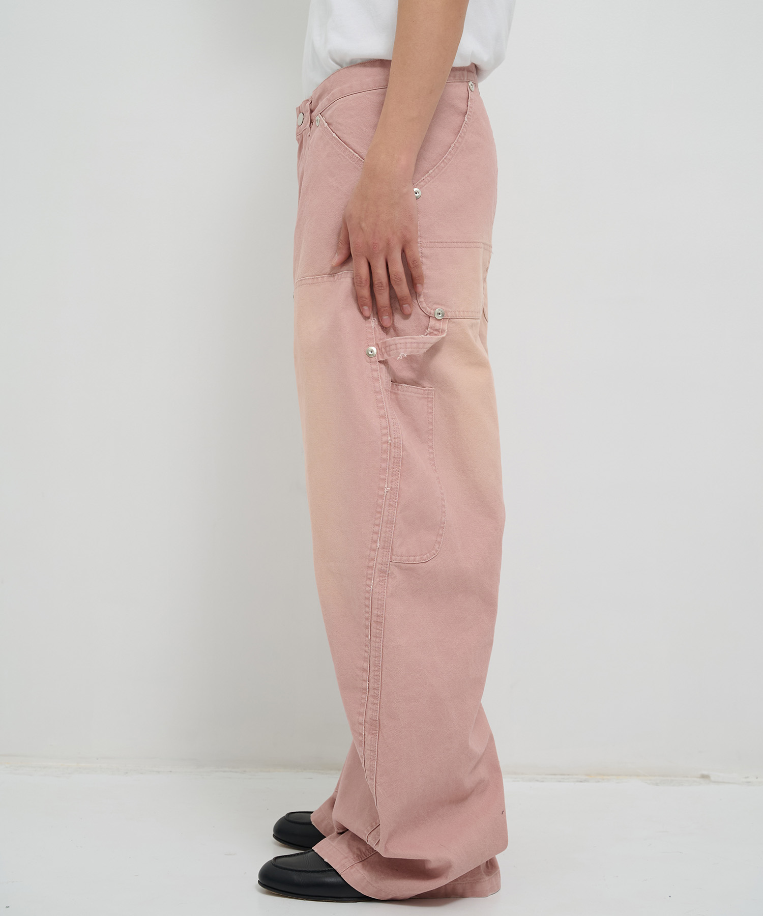 EC限定duck double knee curved leg pants CONZ