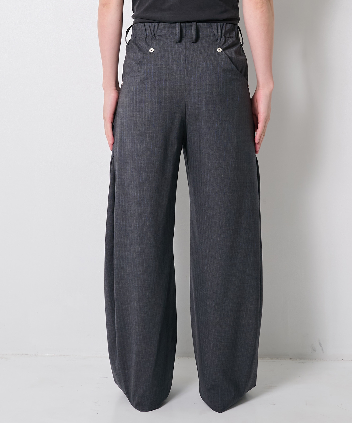 summer carve leg trousers super 110 CONZ