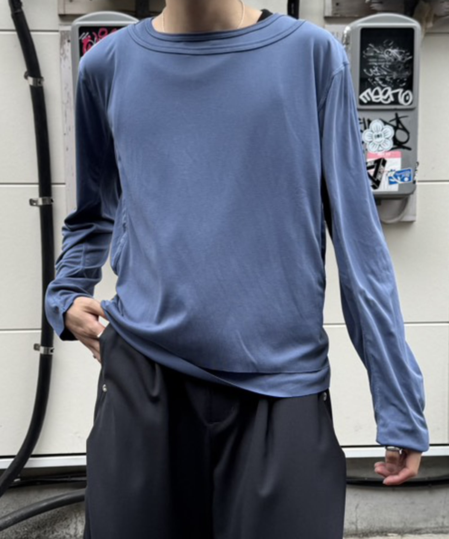layered long sleeve tee vintage fibco CONZ