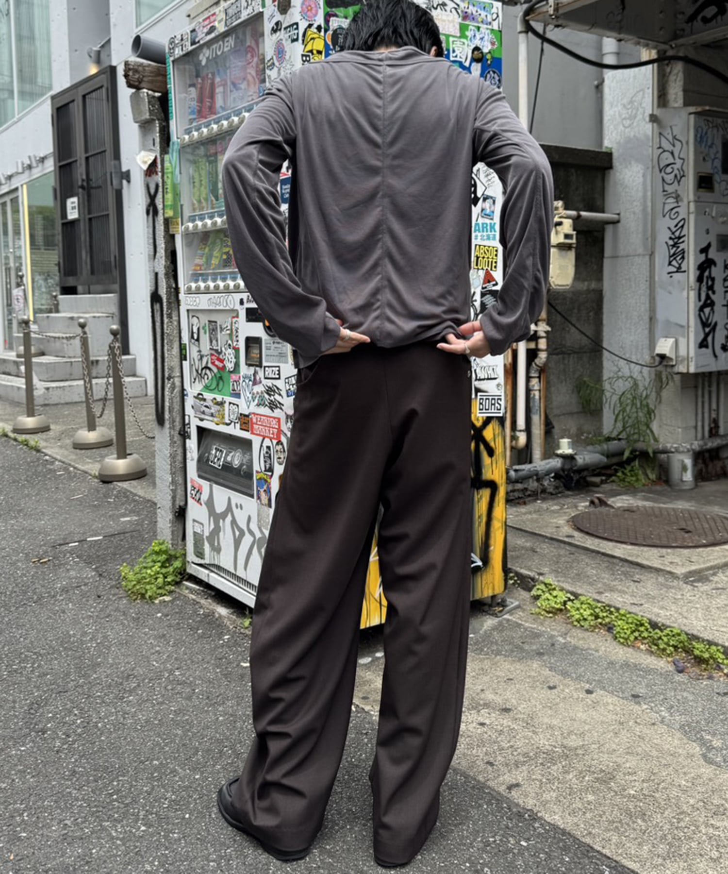 layered long sleeve tee vintage fibco CONZ