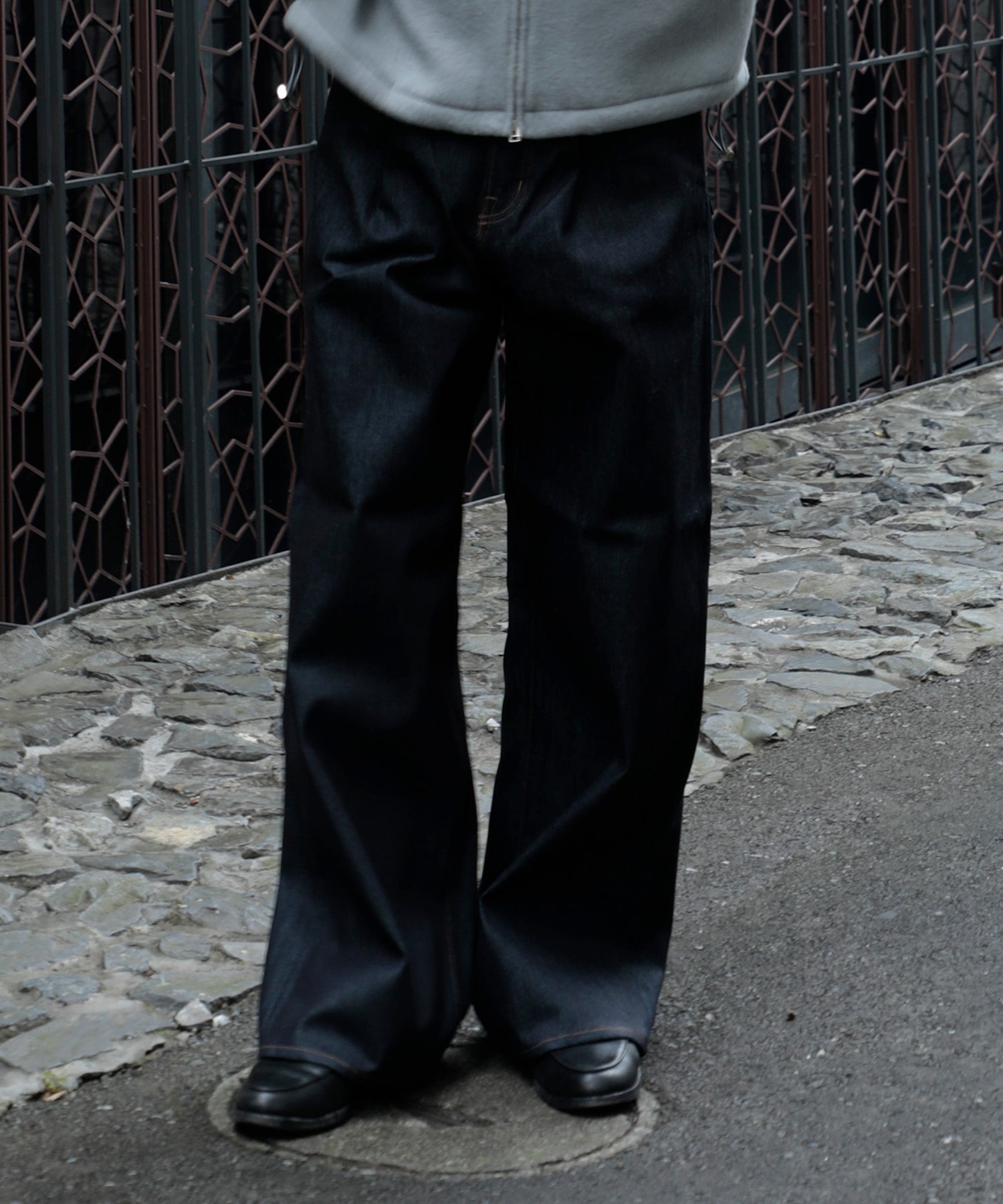 Wide Rigid Denim Pants DAIRIKU