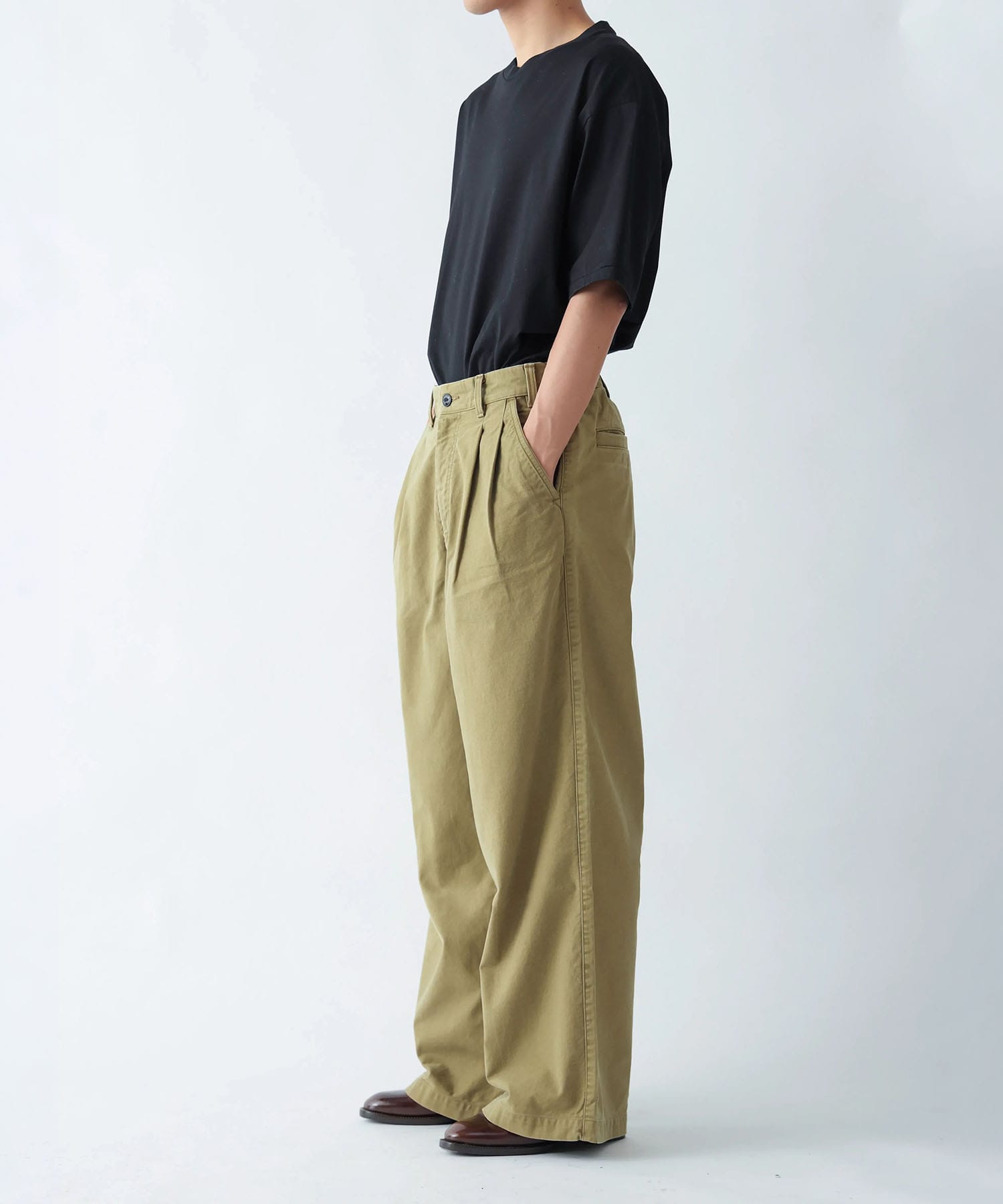 CHINO WIDE TROUSERS NewManual
