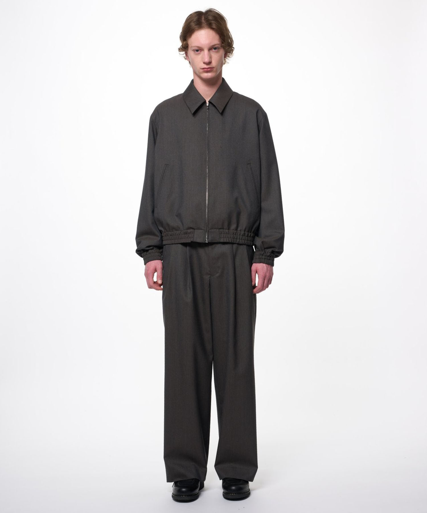 DOUBLE PLEATED MILITARY TROUSERS MARKAWARE/marka