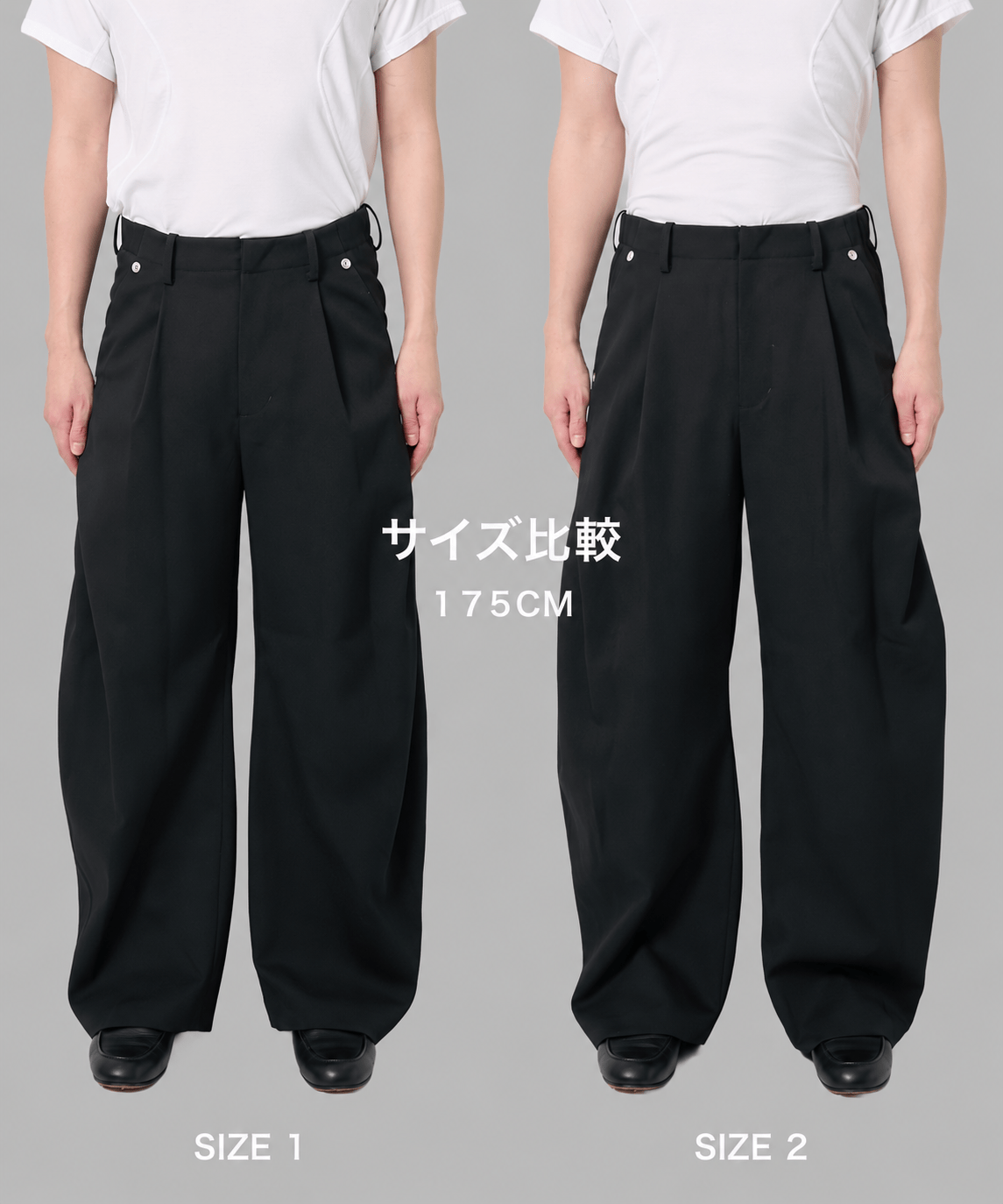 curve leg trousers GABA CONZ