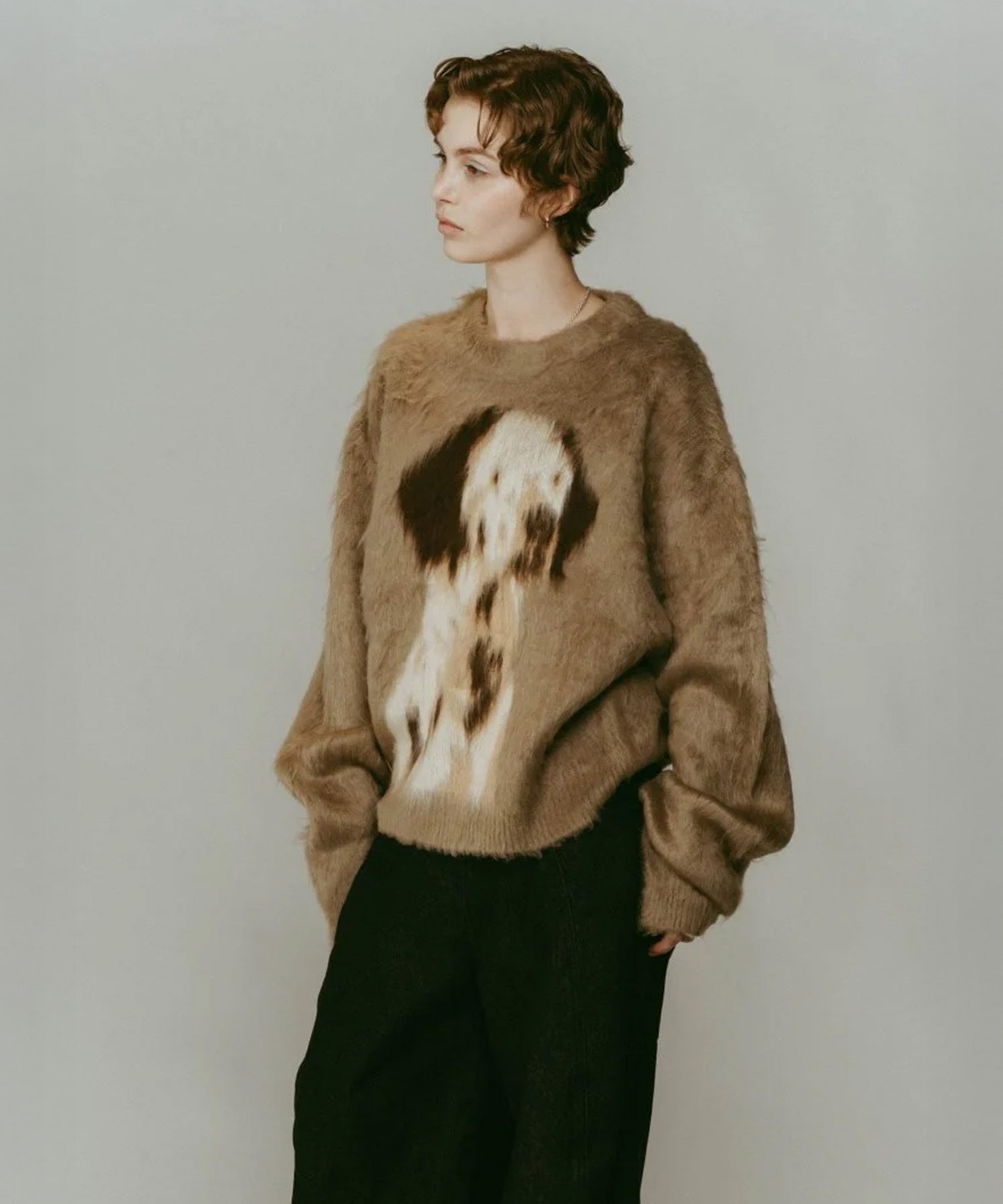 dalmatian shaggy knit(unisex) Knuth Marf