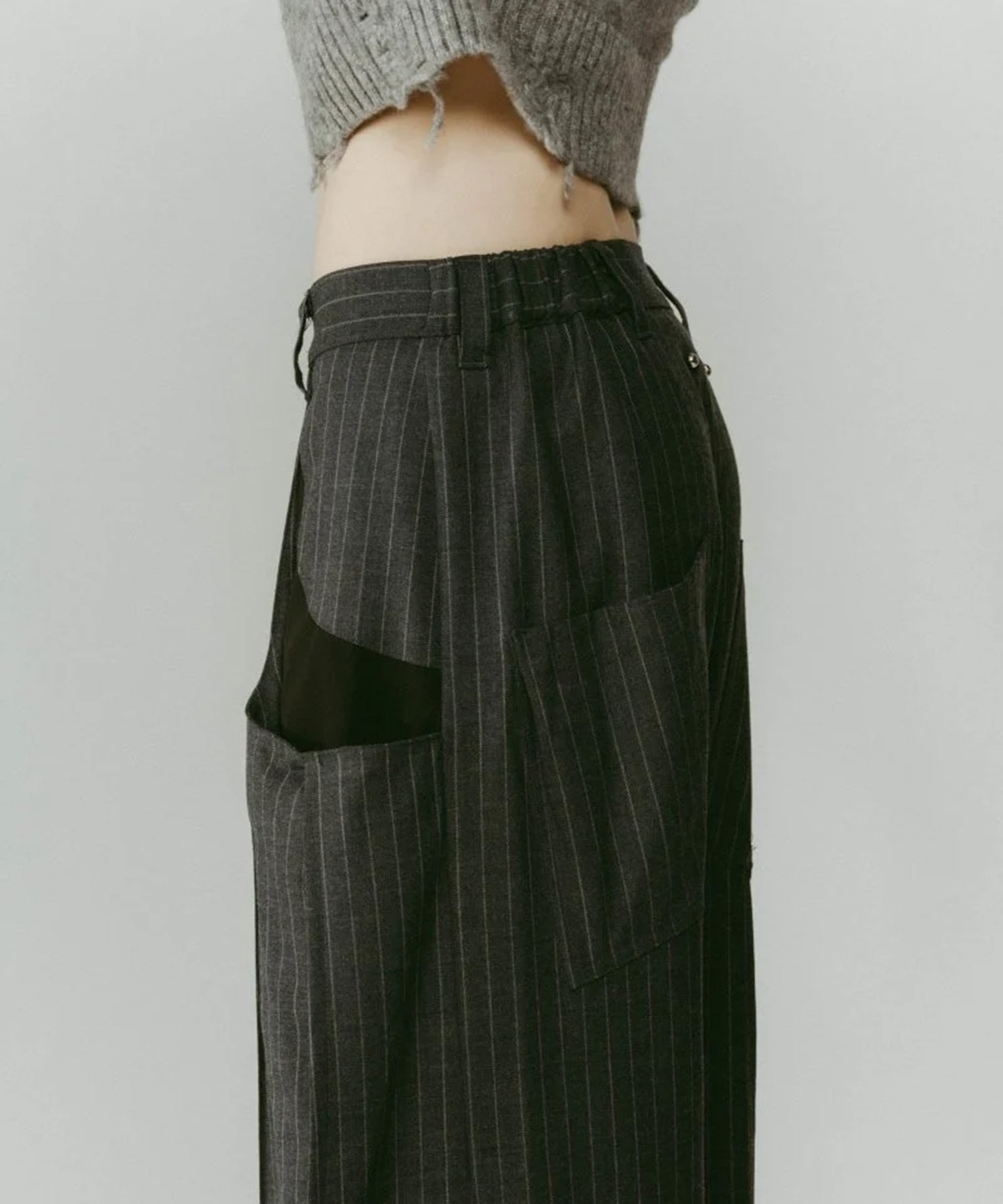 pierced drape pants(unisex) Knuth Marf