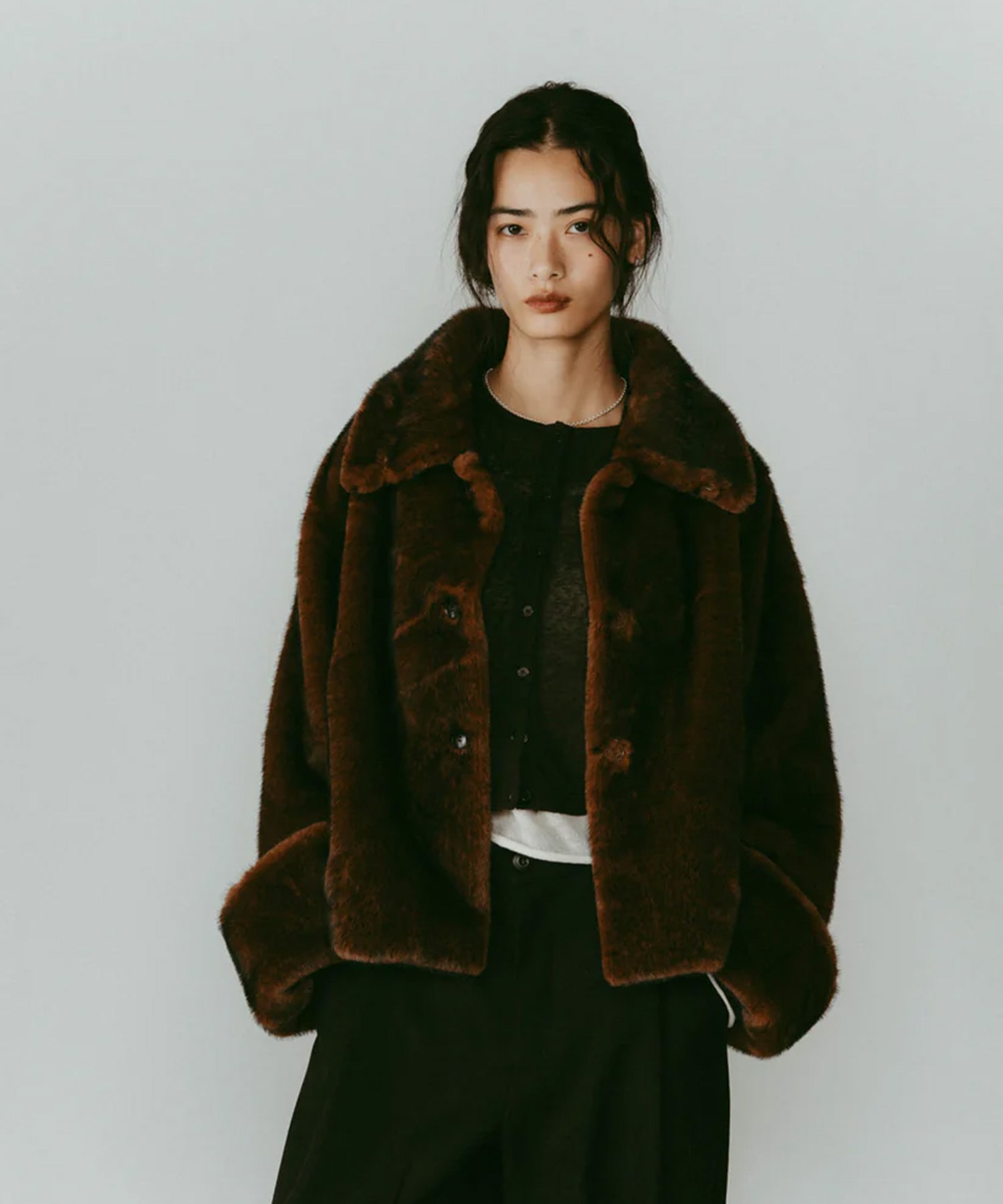 point collar fur coat Knuth Marf