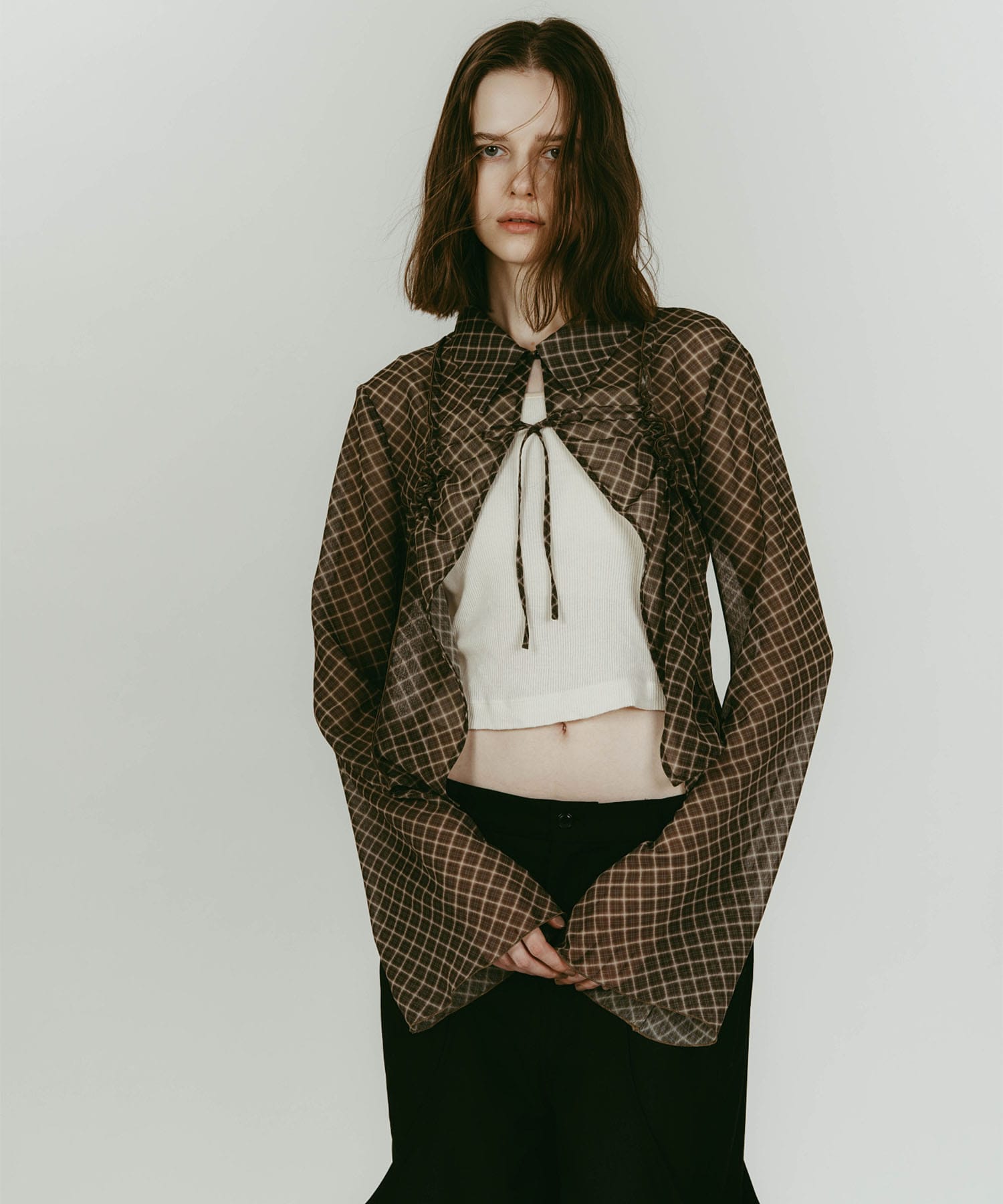 sheer collared blouse Knuth Marf