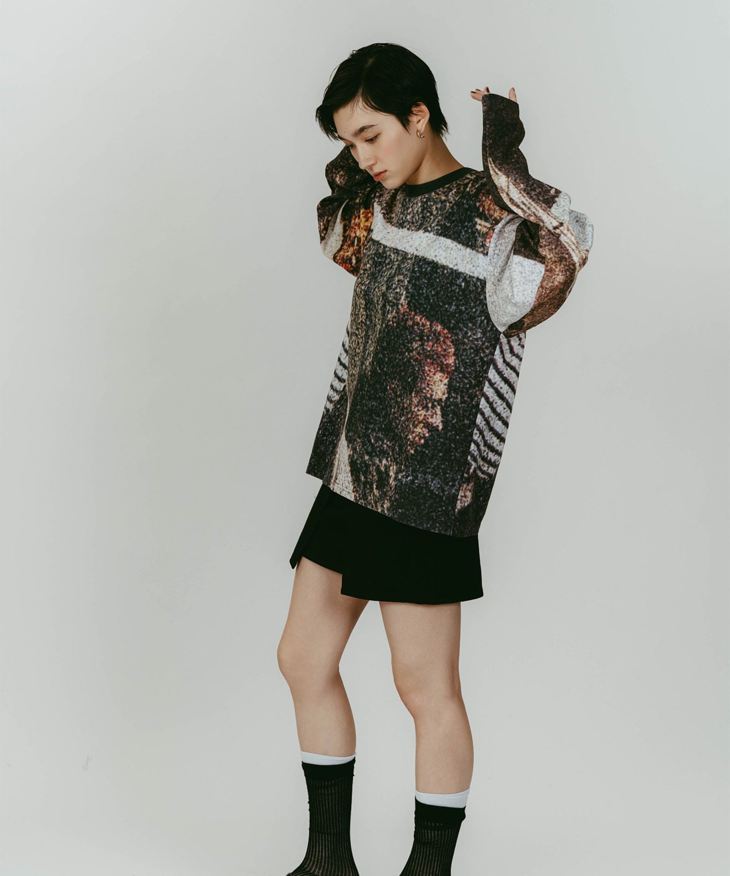 scenery print long sleeve tee Knuth Marf