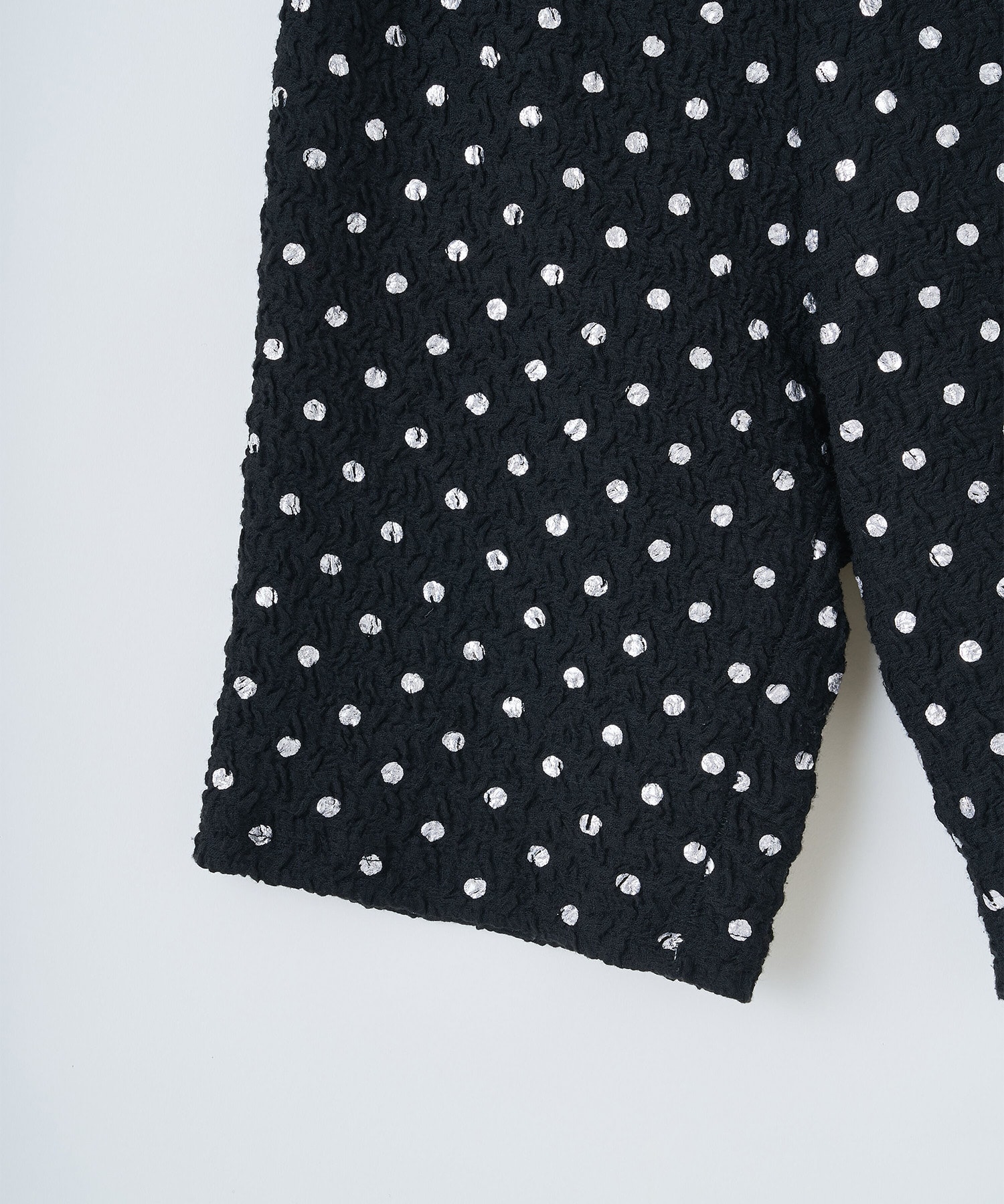 Polka dot print cycling shorts naokitomizuka