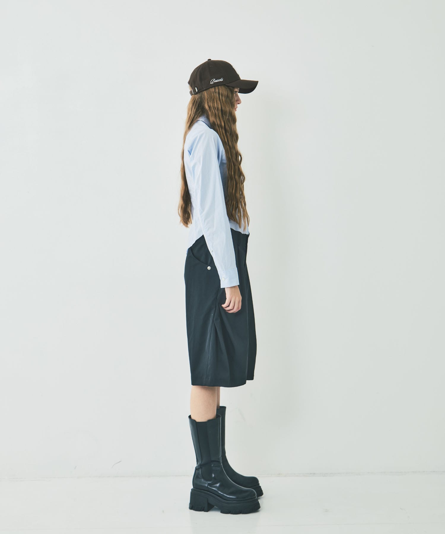 fitted zip up shirt CONZ