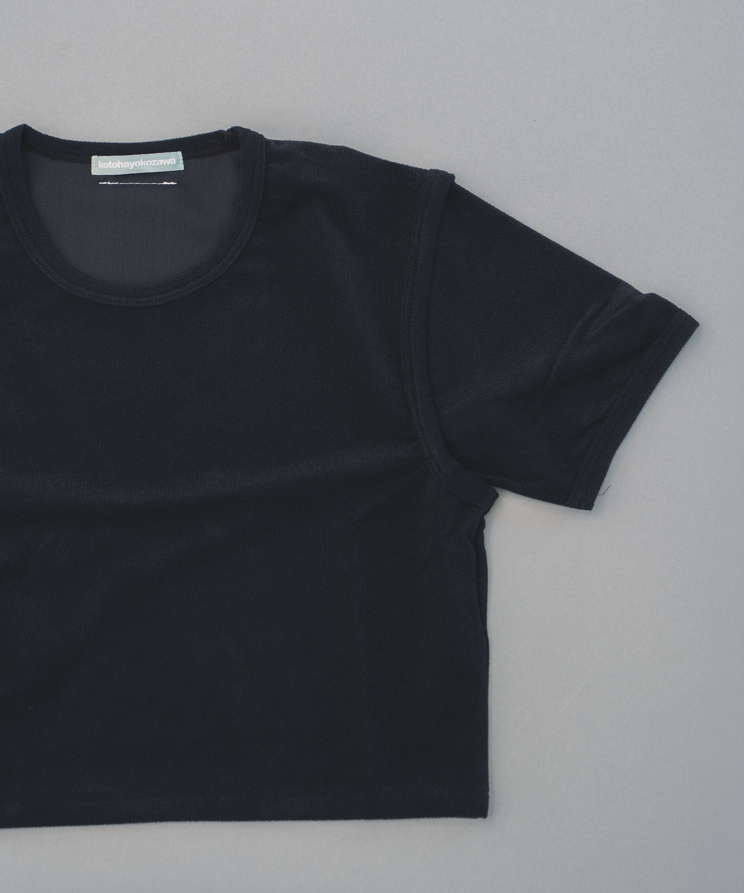 別注 STRETCH PILE RINGER SHORT TEE kotohayokozawa