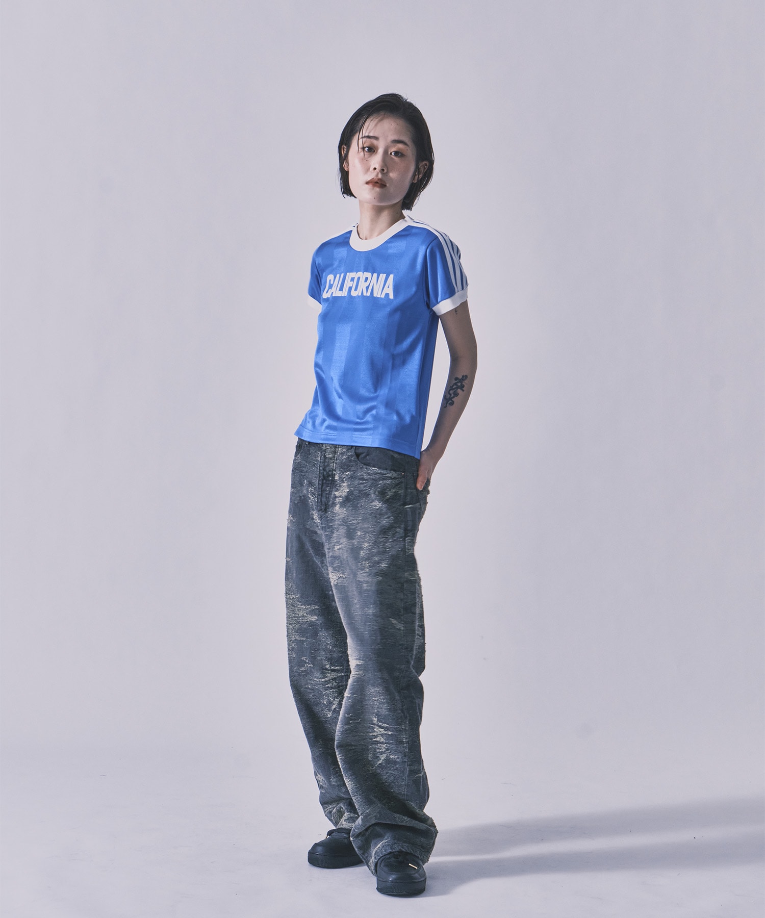 Stripe Uniform T-Shirt INSCRIRE