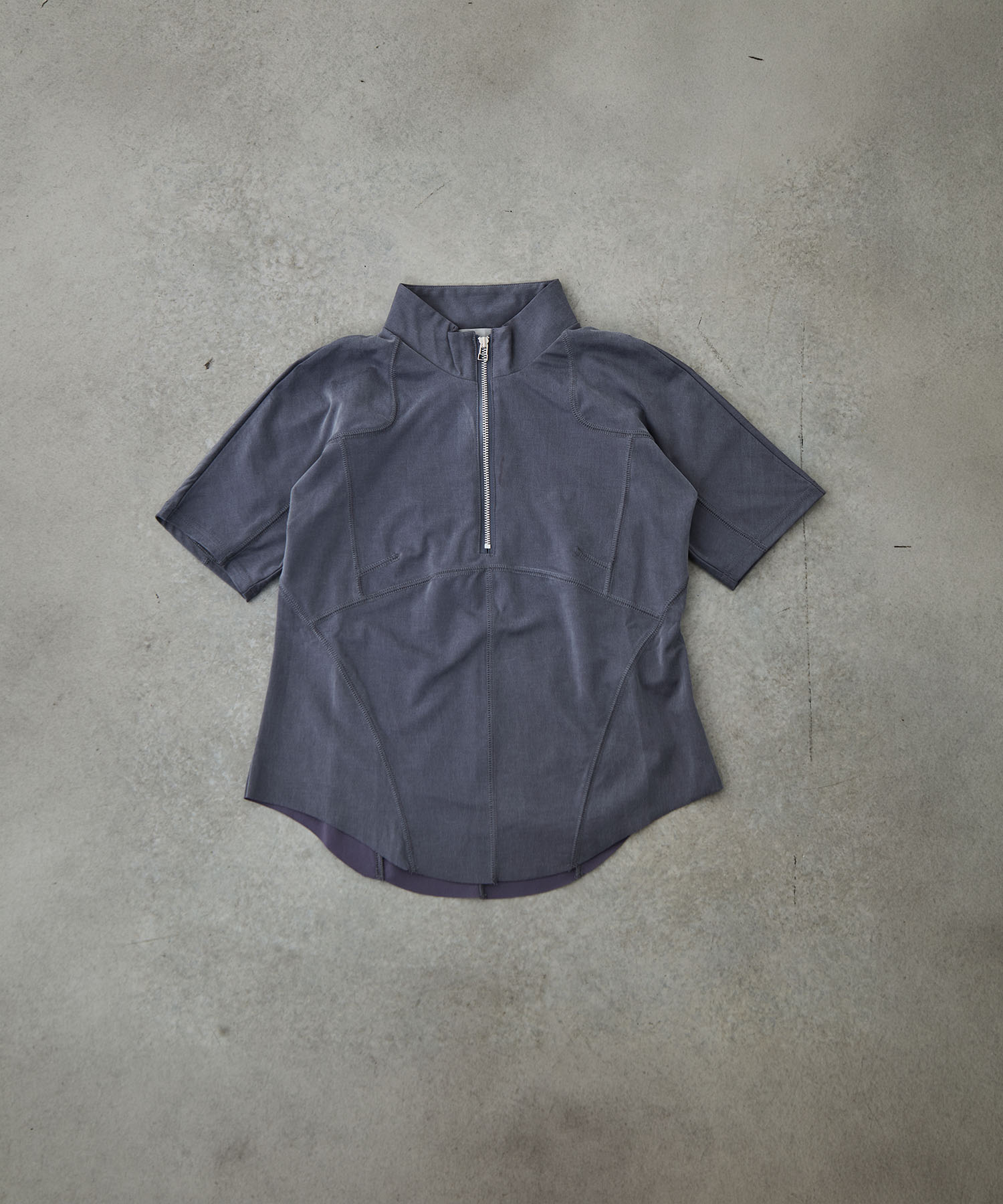 half zip fitted top CONZ