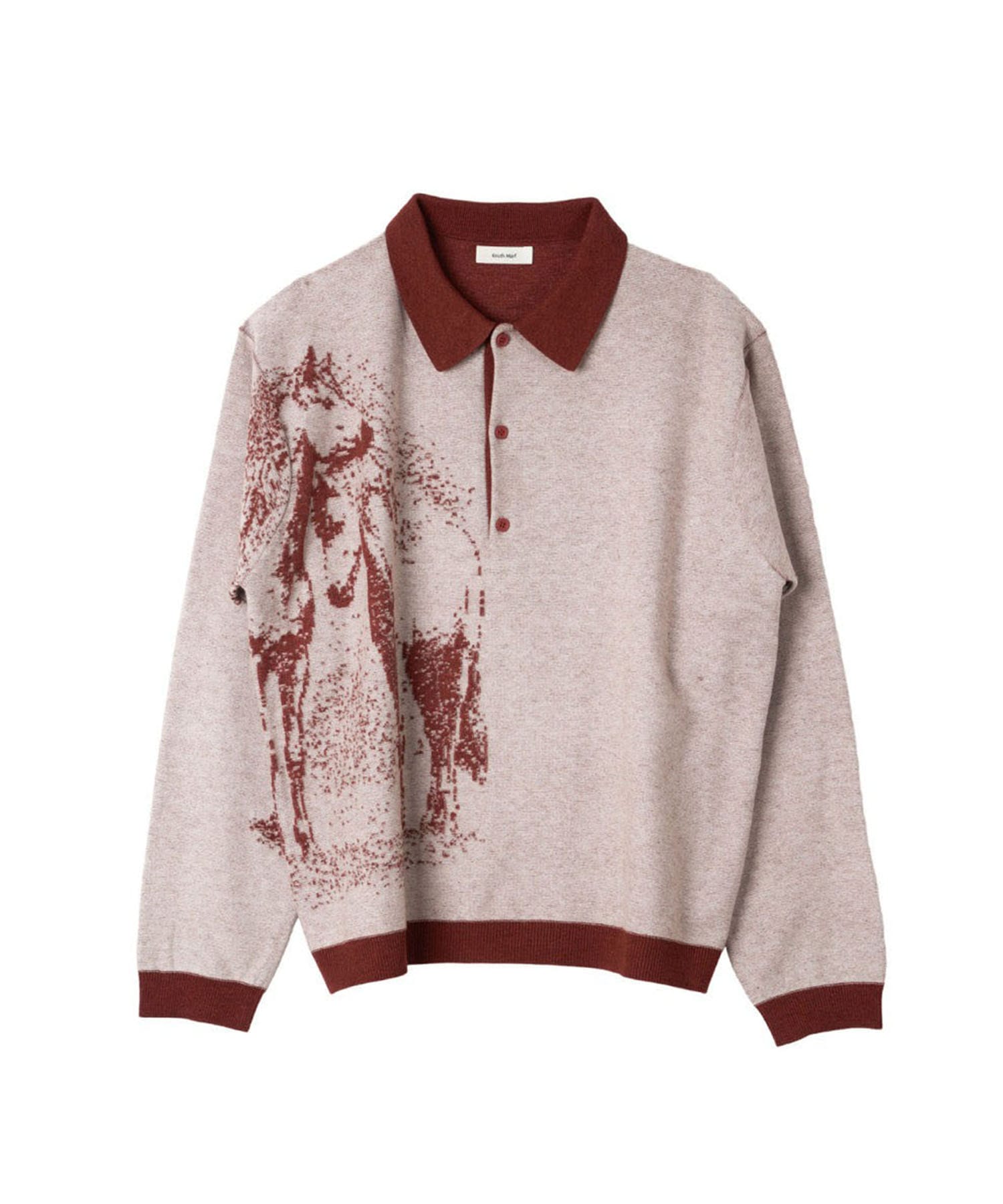 reversible jacquard polo knit Knuth Marf