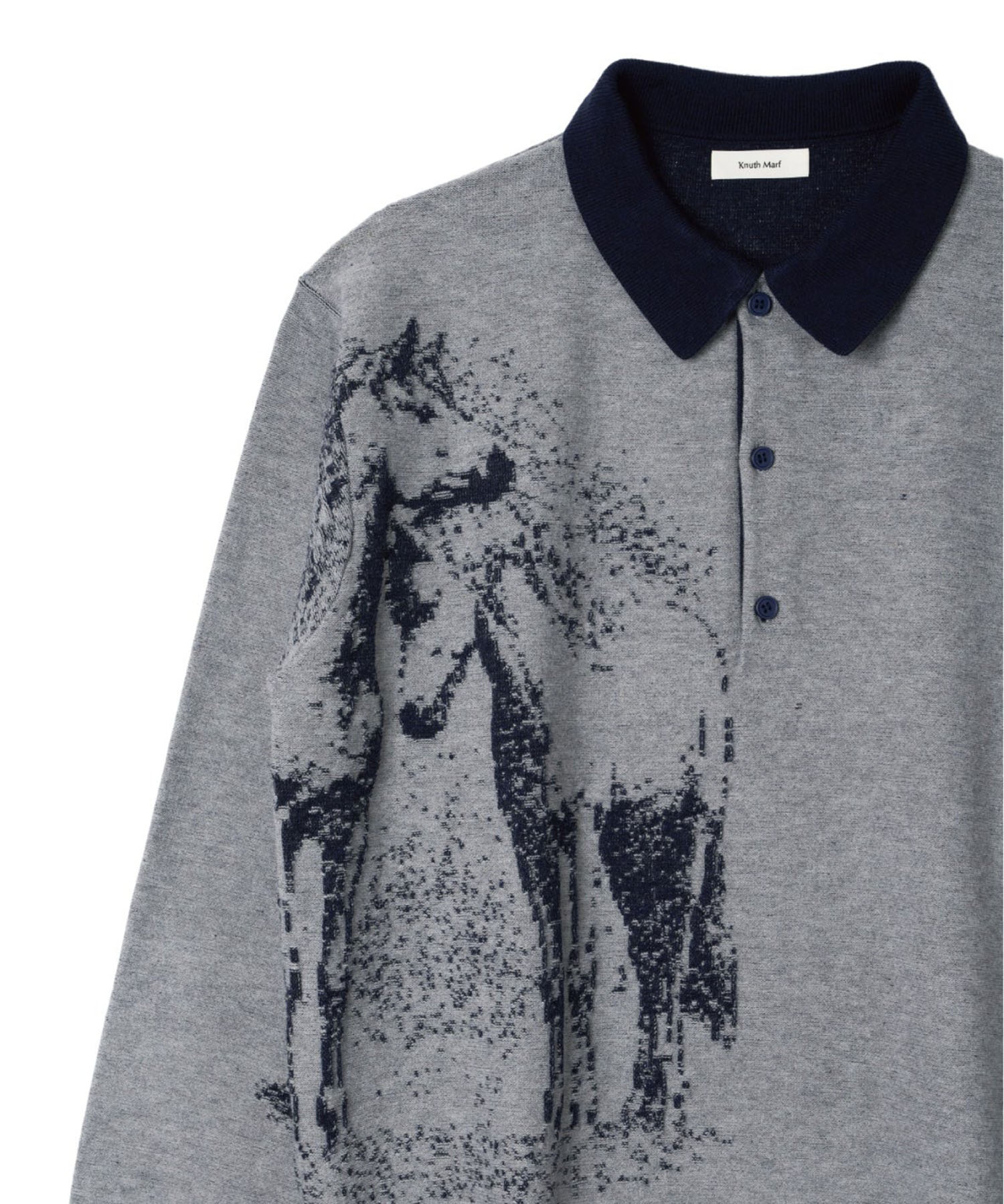 reversible jacquard polo knit Knuth Marf