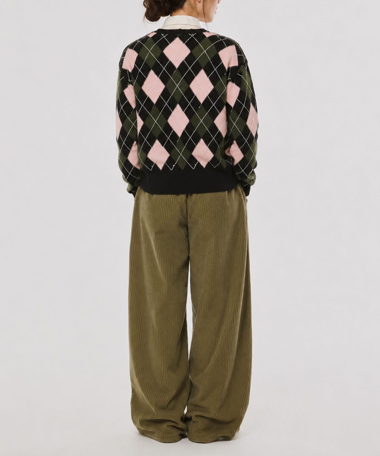 DIAMOND SCRAPED CARDIGAN MASU