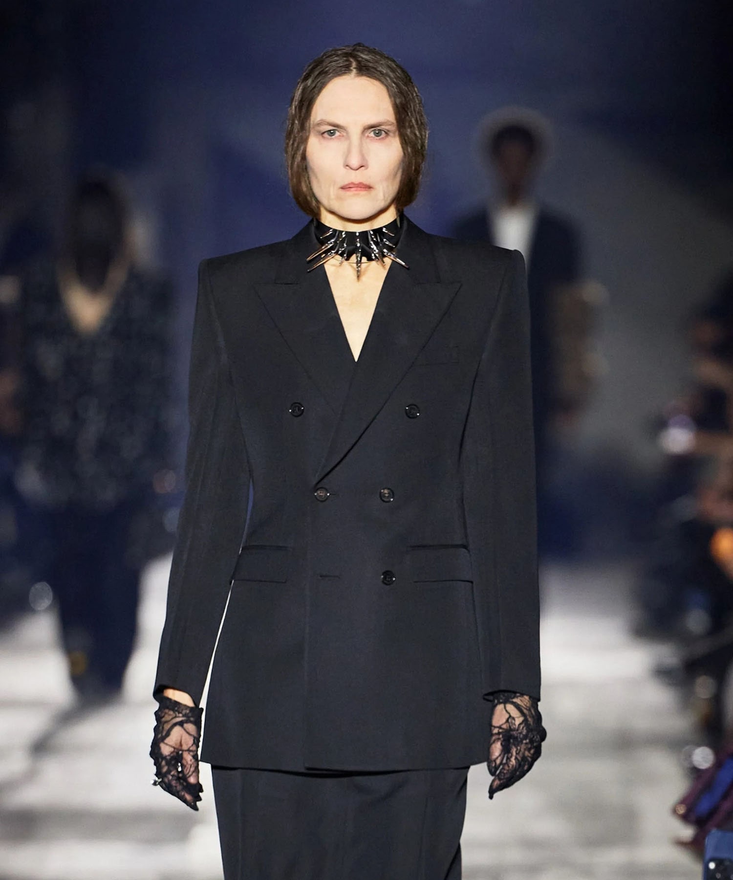 WOOL GABARDINE DOUBLE BREASTED JACKET JOHN LAWRENCE SULLIVAN