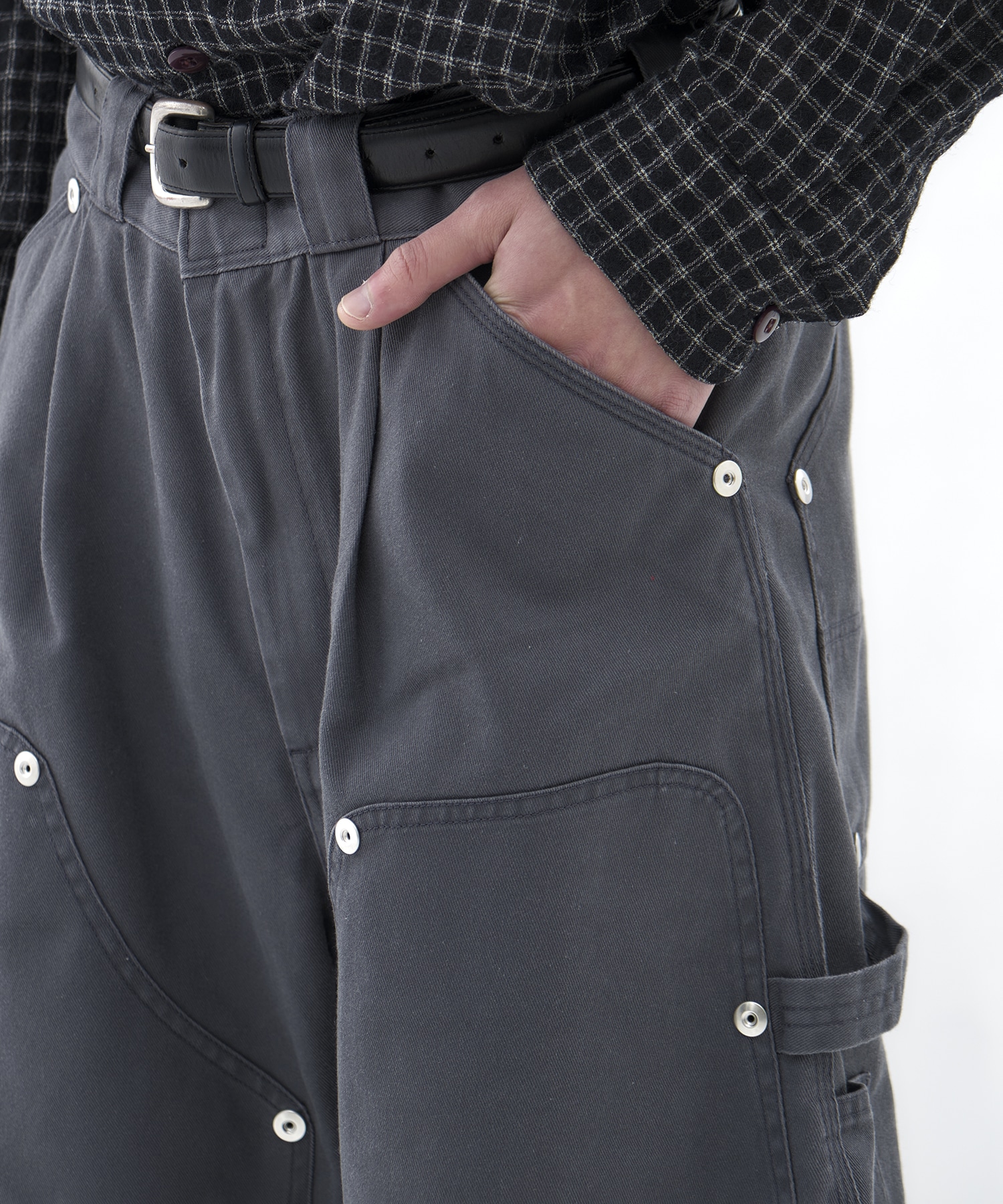 Dickies×CONZ DOUBLE KNEE CURVED LEG PANTS CONZ