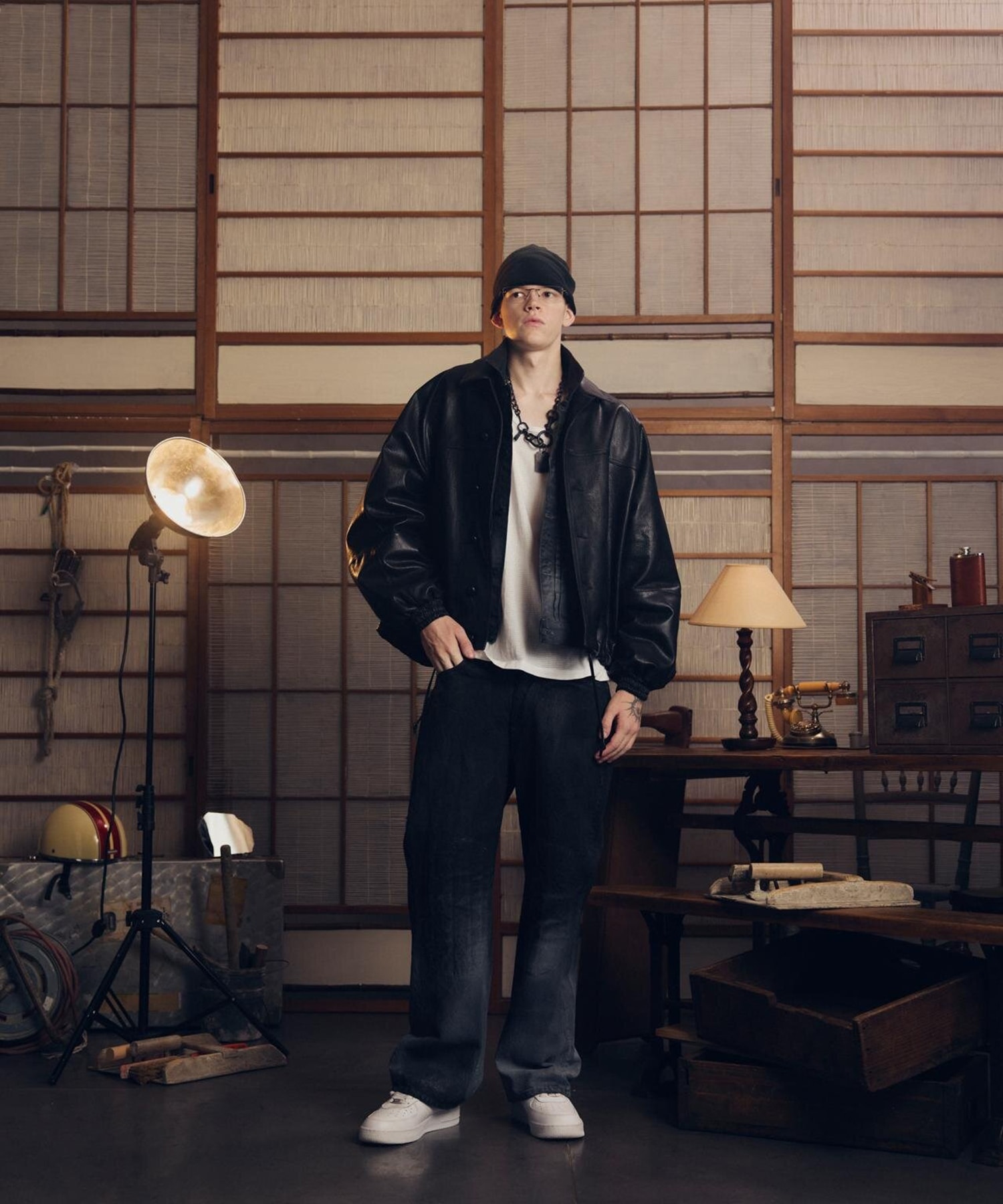 CCU LEATHER FORMAN JACKET refomed