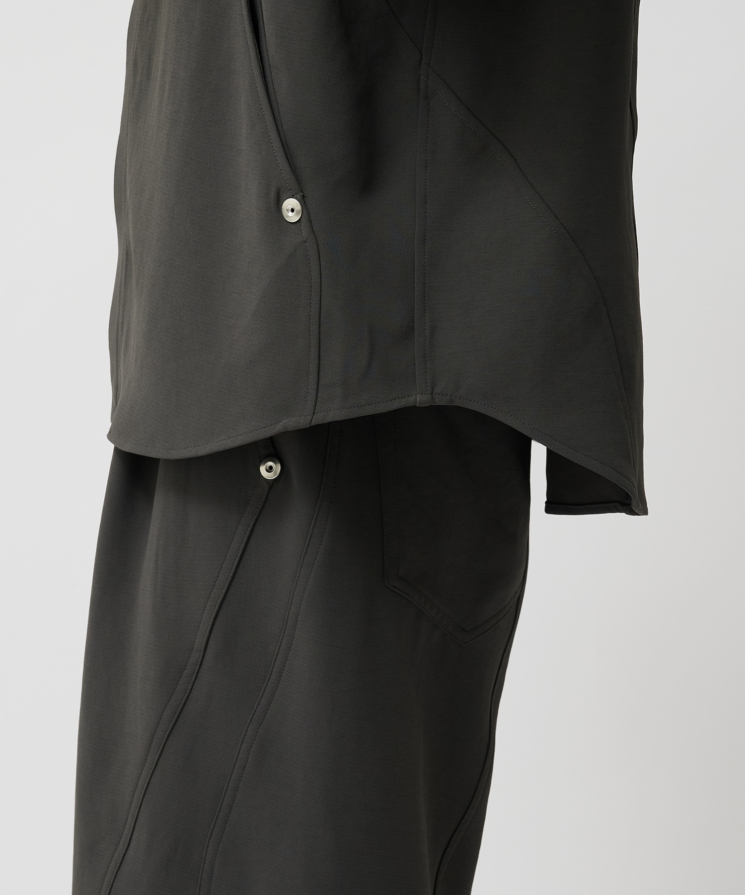 PANEL OVER ZIP SS SHIRT CONZ