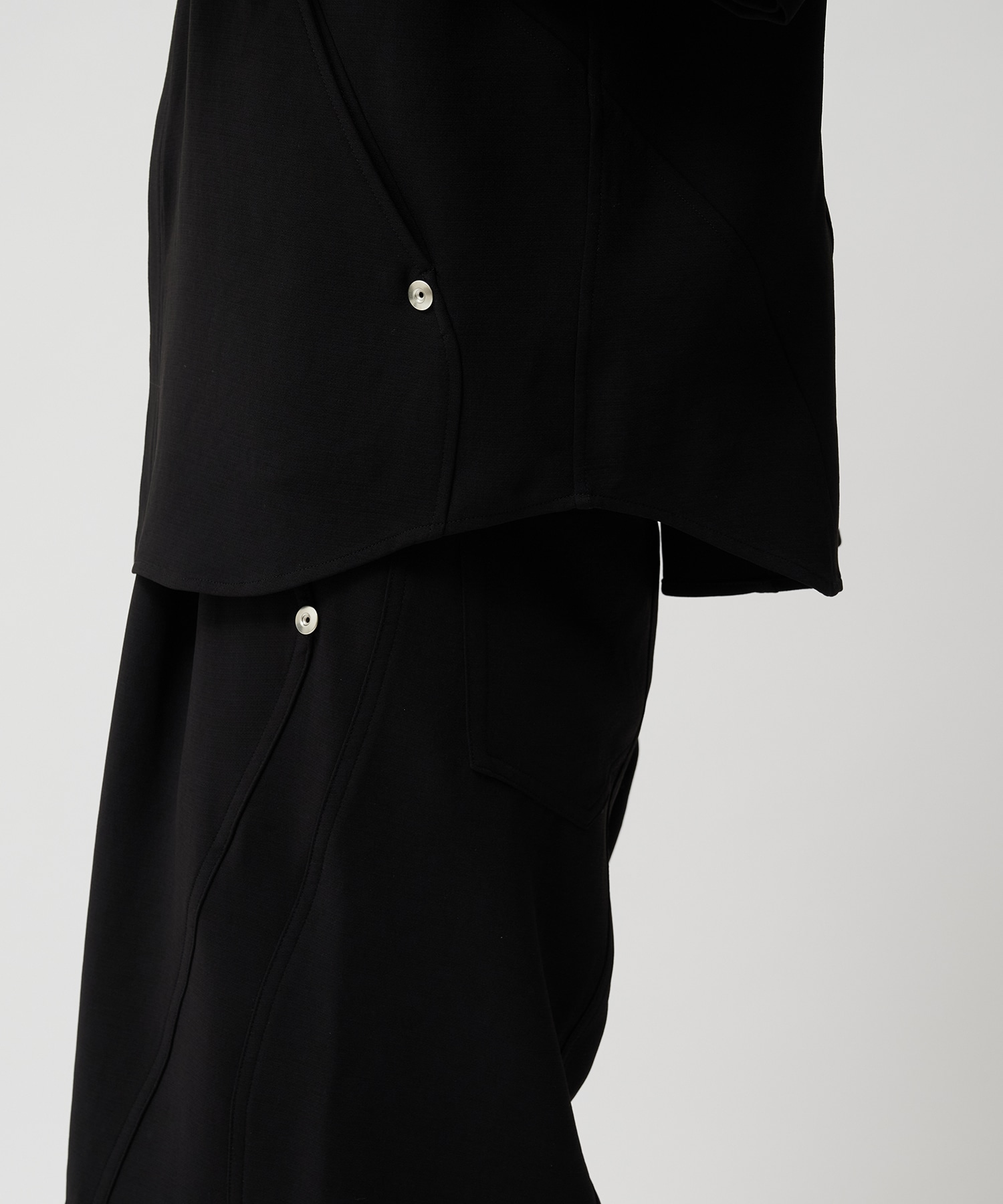 PANEL OVER ZIP SS SHIRT CONZ