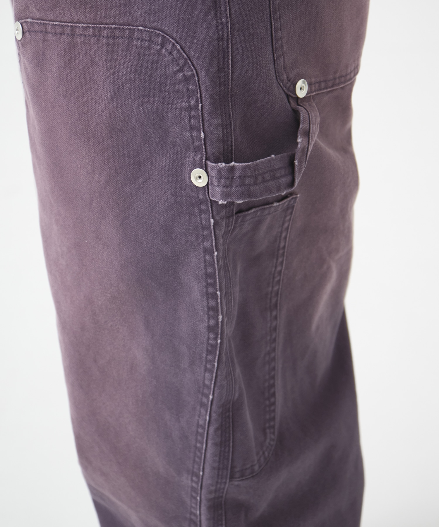 DUCK DOUBLE KNEE CURVED LEG PANTS CONZ