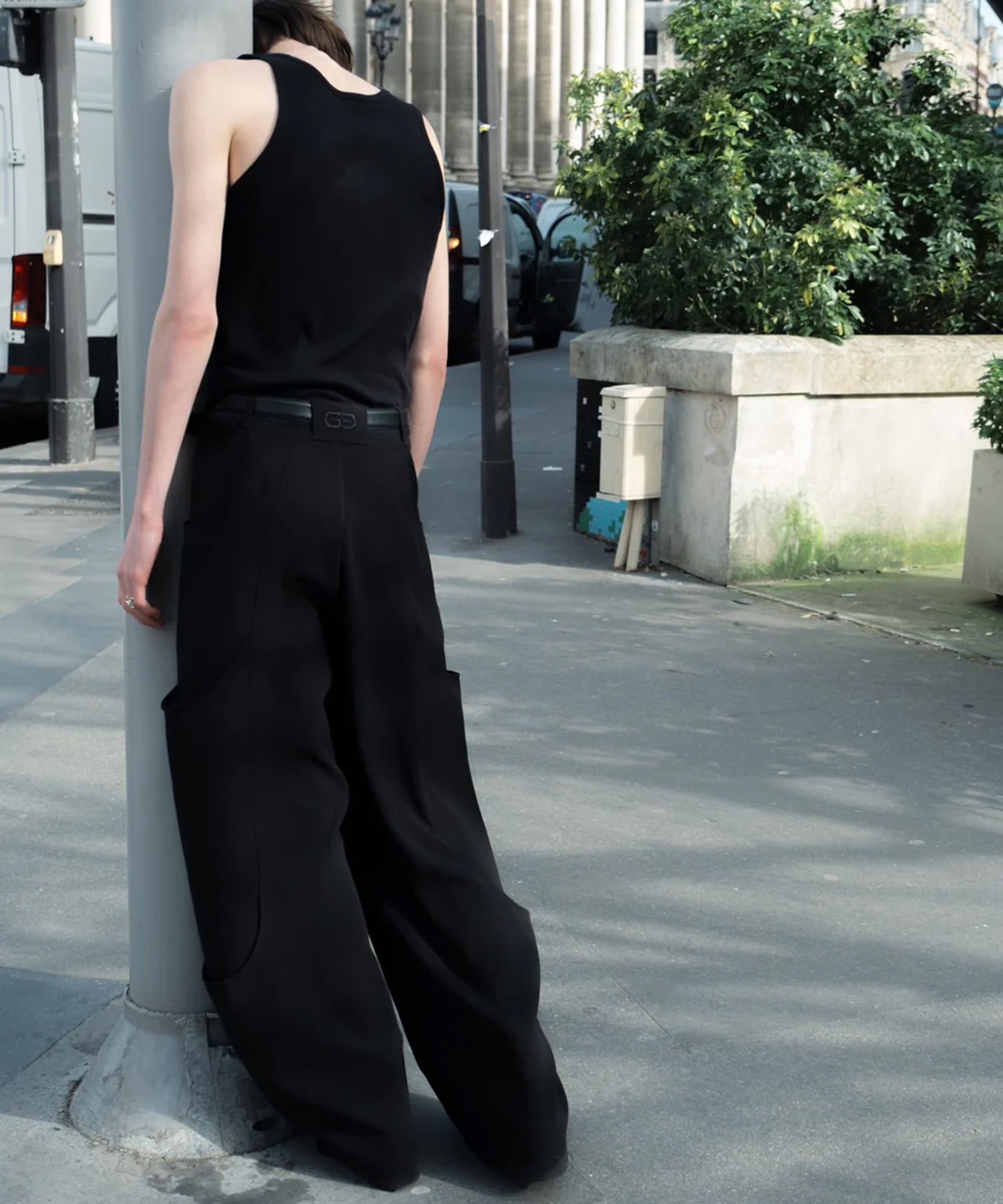 TUCK SIDE POCKET PANTS GOAT ESSENCE