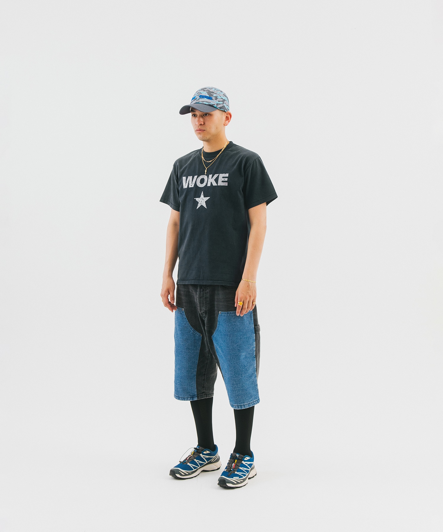 Lizard Camo Logo Cap WOKE EDGE