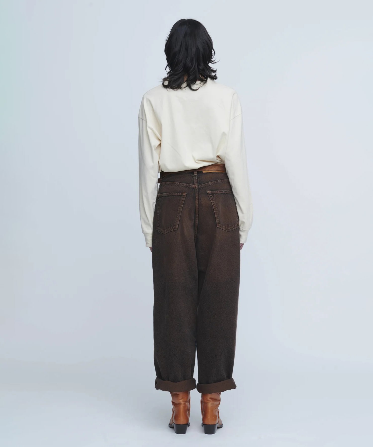 No35 Long Sleeve Loose Fit RED INSCRIRE