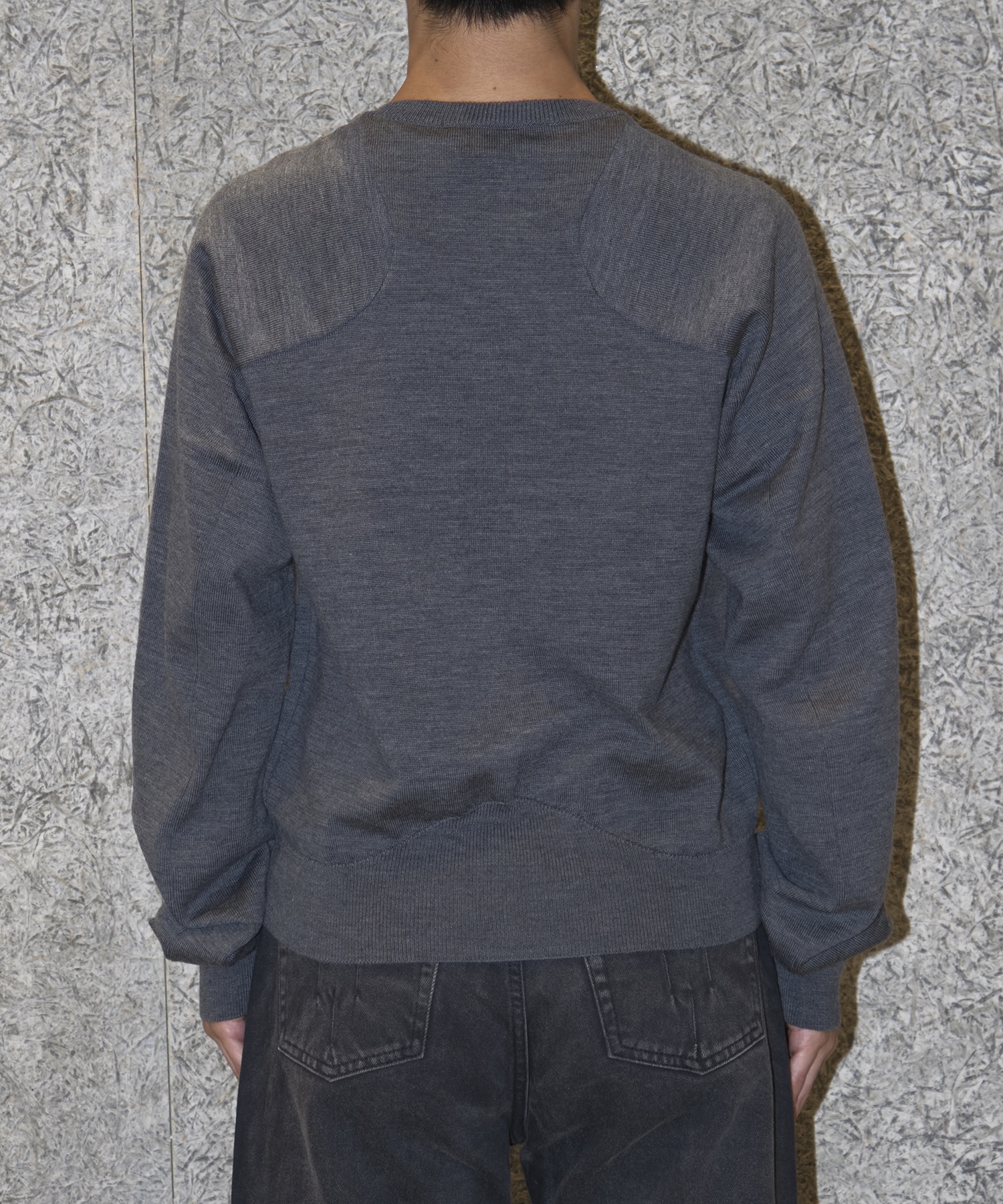 DOUBLE LAYERD SWEATER NVRFRGT