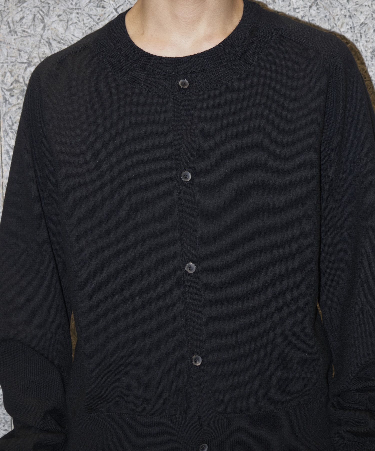 DOUBLE LAYERD SWEATER NVRFRGT