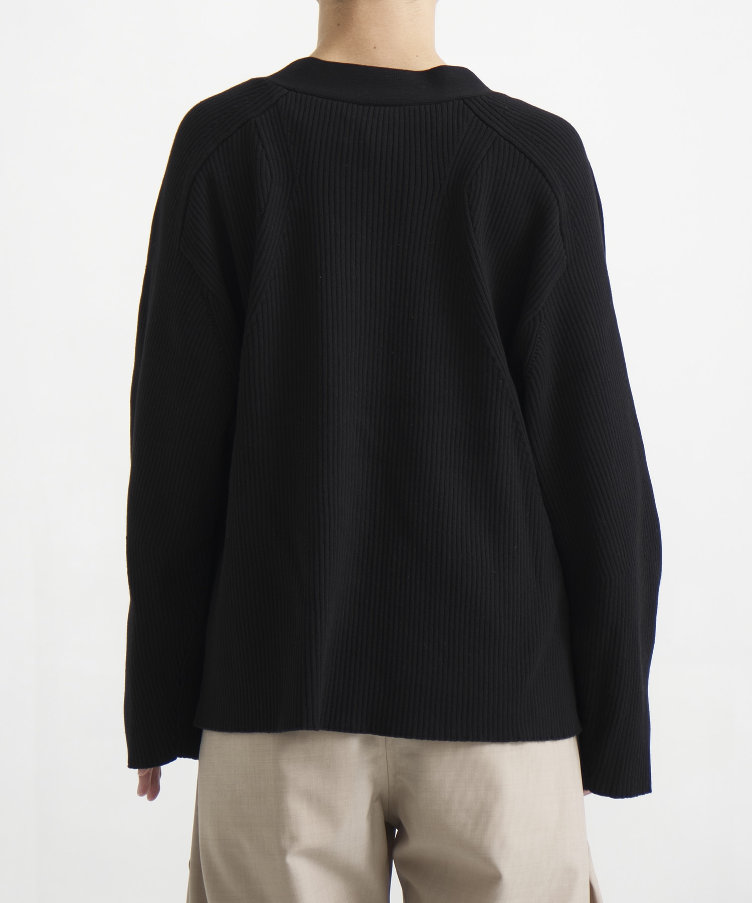 RIB OVER SIZE CARDIGAN CONZ